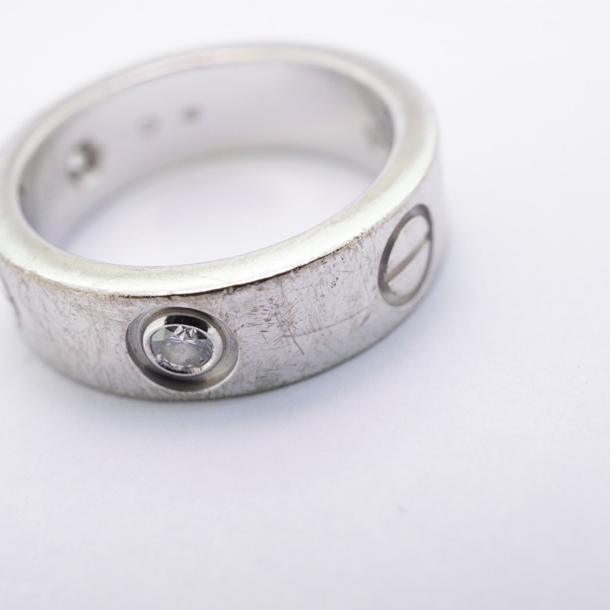 Cartier White Gold (18K) Band Ring (Pre-Owned)