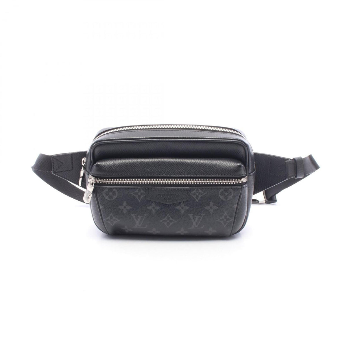 Louis Vuitton Black Noir Taigarama Leather Fanny Pack (Pre-Owned)
