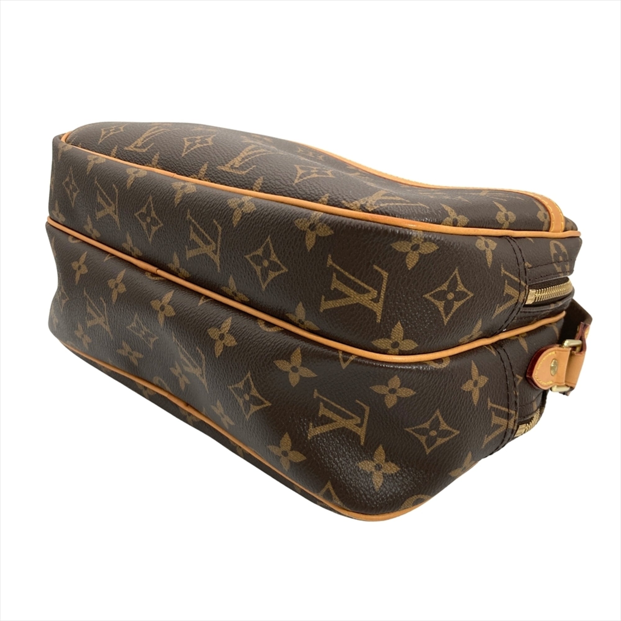 Louis Vuitton Brown Monogram Canvas Shoulder Bag (Pre-Owned)