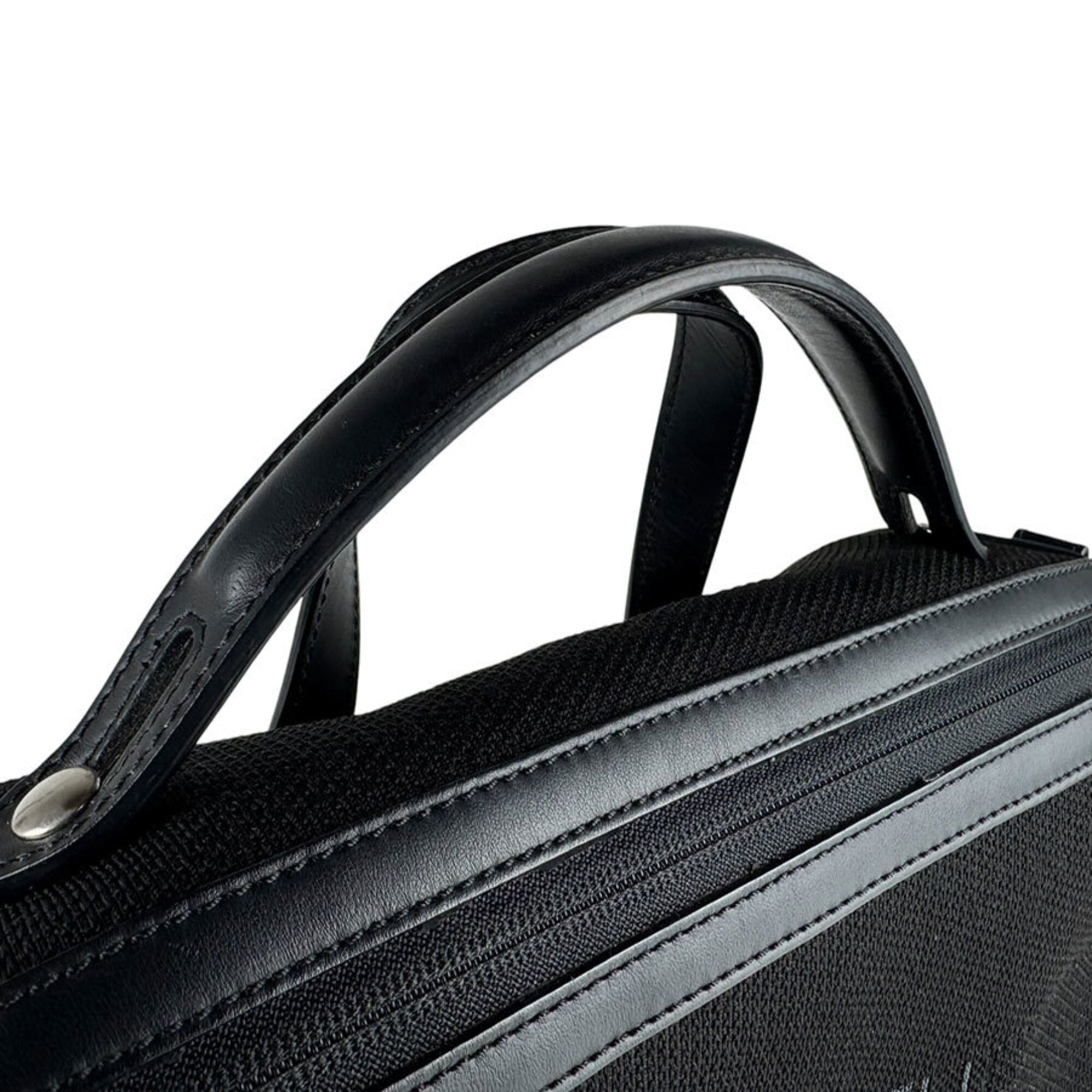 Fendi Black Nylon Leather Handbag (Pre-Owned)