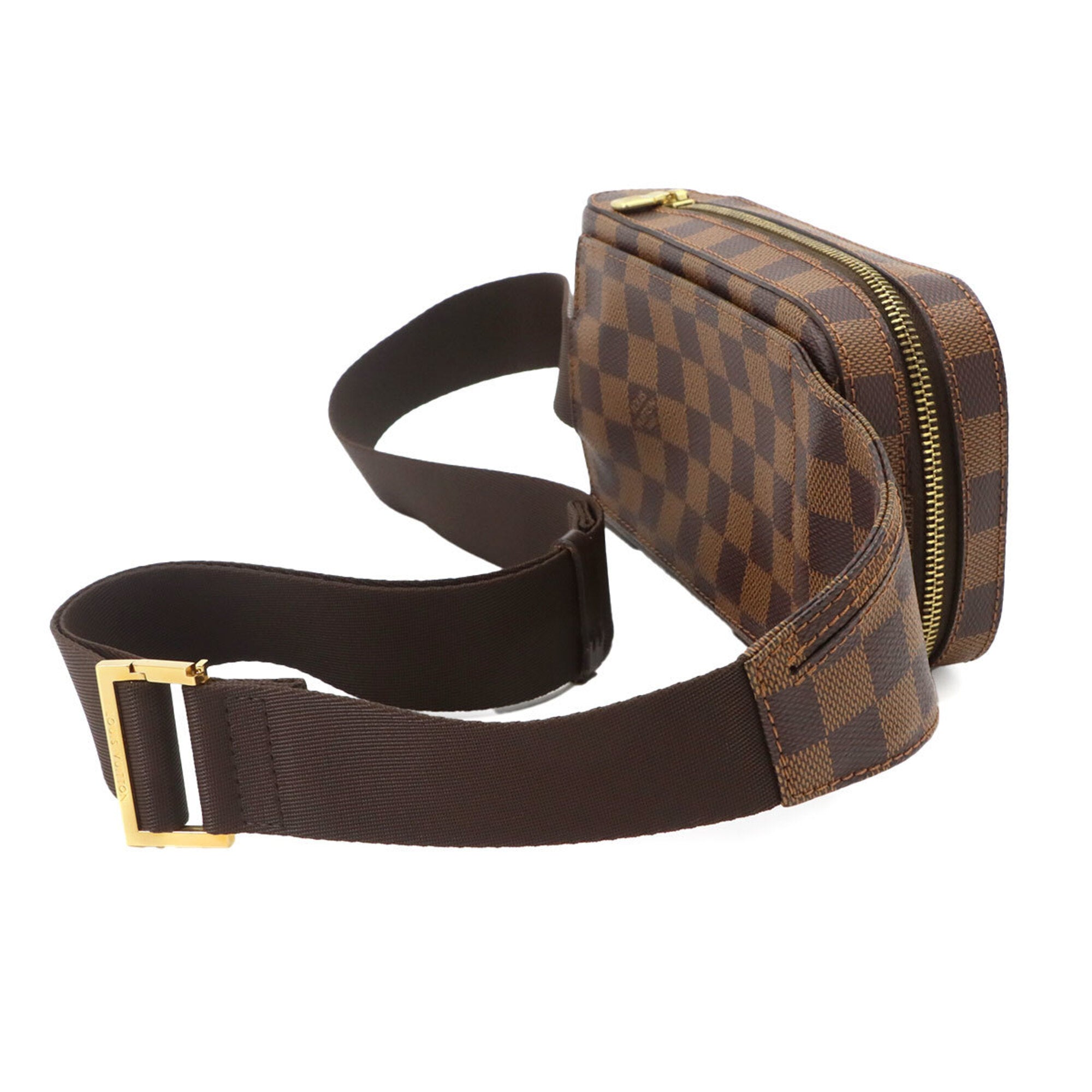 Louis Vuitton Brown Damier Canvas Ebene Damier Canvas Sling Bag (Pre-Owned)