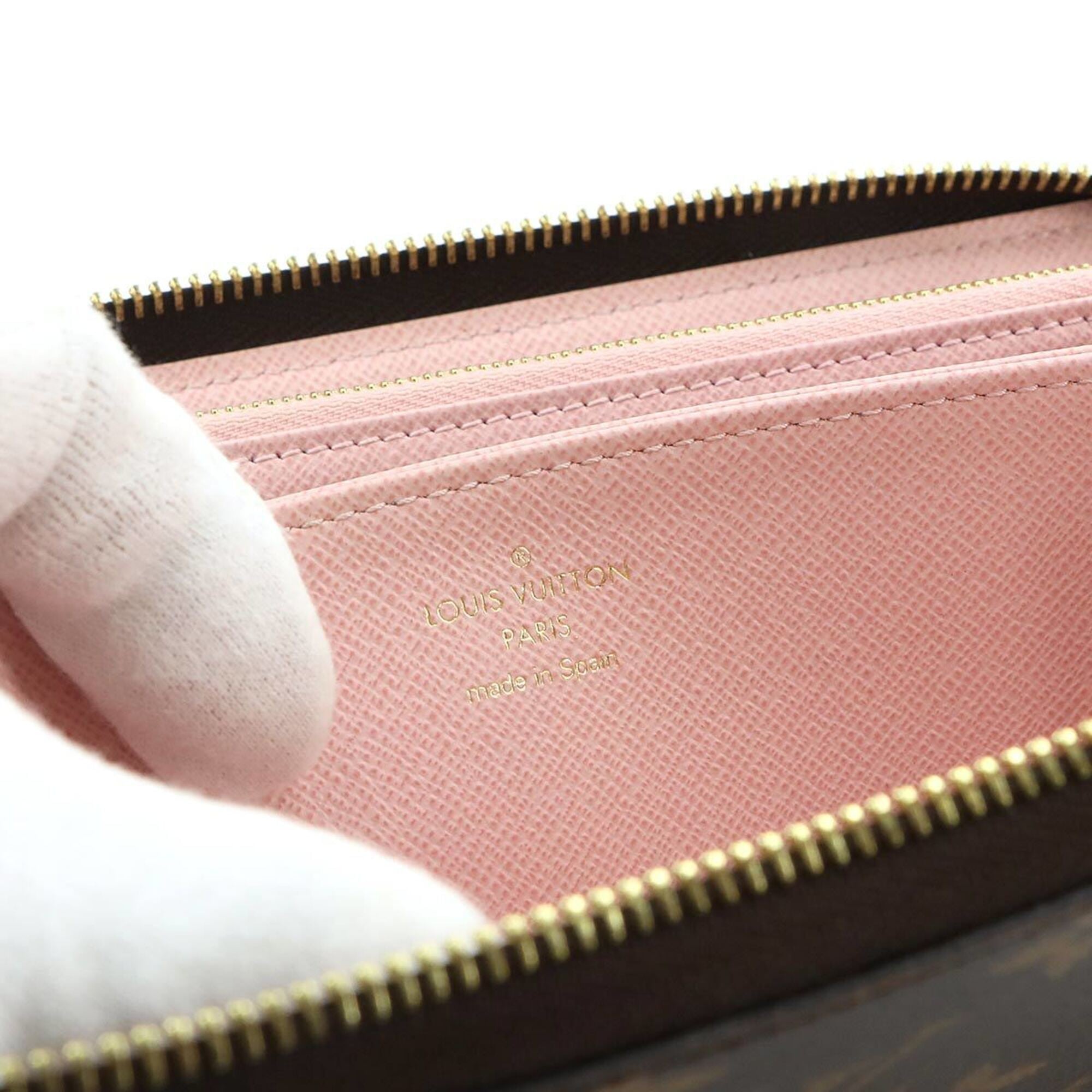 Louis Vuitton Monogram Rose Ballerine Monogram Long Wallet (Bi-Fold) (Pre-Owned)
