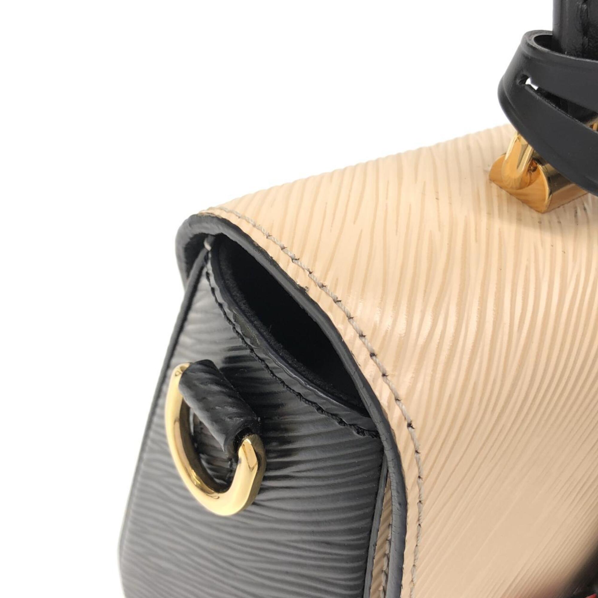 Louis Vuitton Cream Leather Handbag (Pre-Owned)