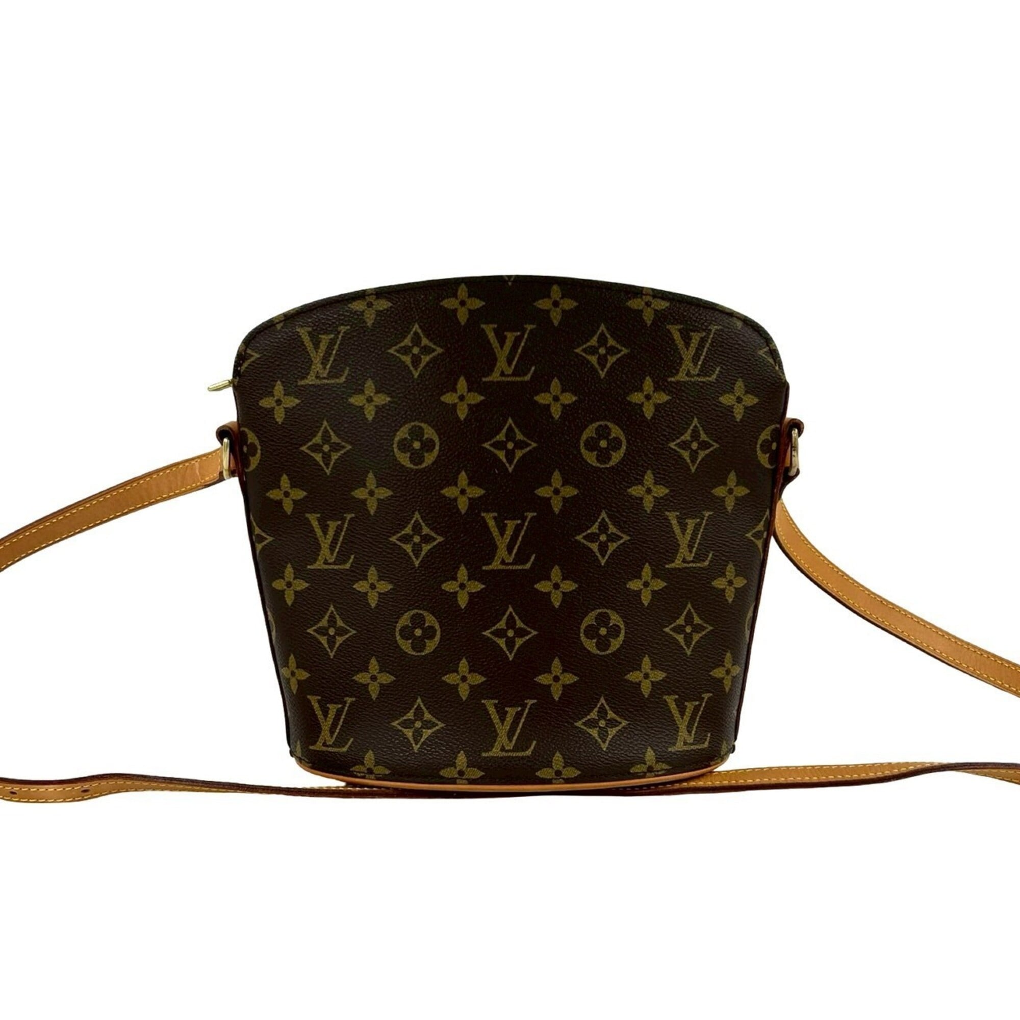 Louis Vuitton Brown Pvc Leather Pochette Shoulder Bag (Pre-Owned)