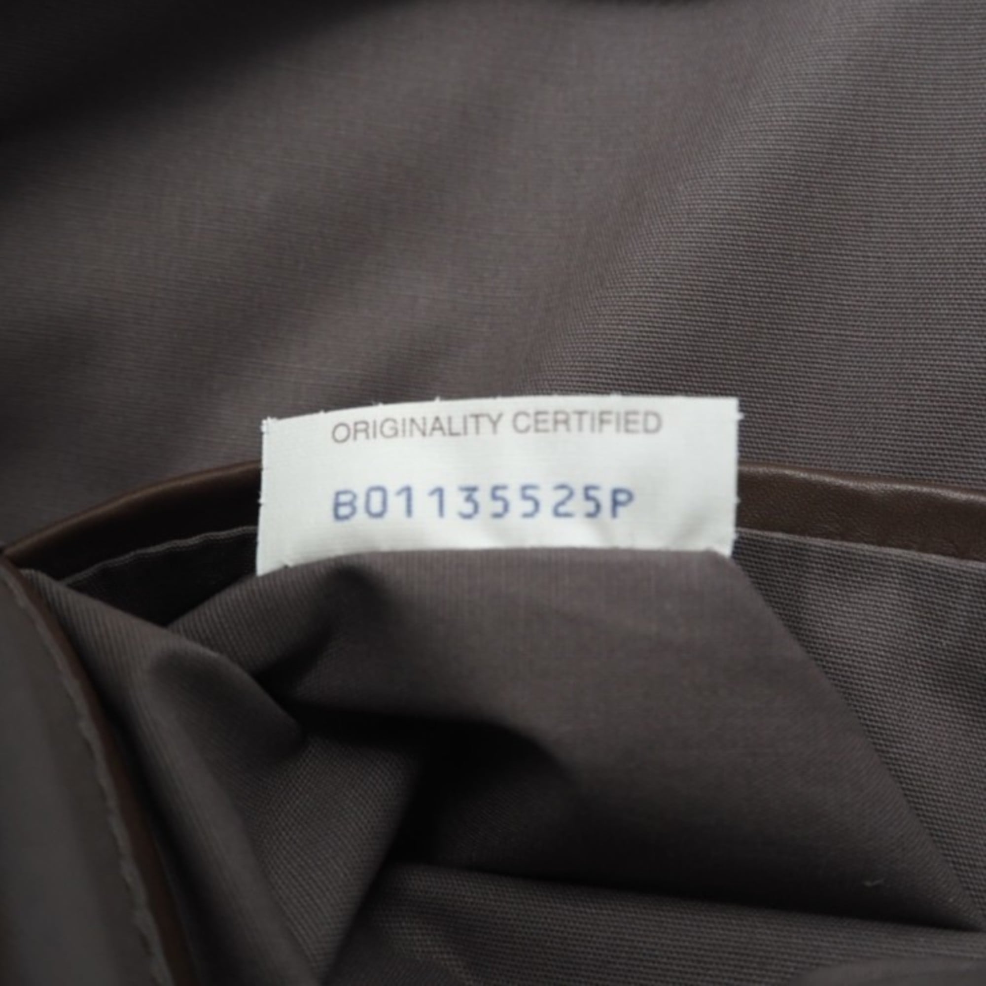 Bottega Veneta Intrecciato Brown Intrecciato Briefcase (Pre-Owned)