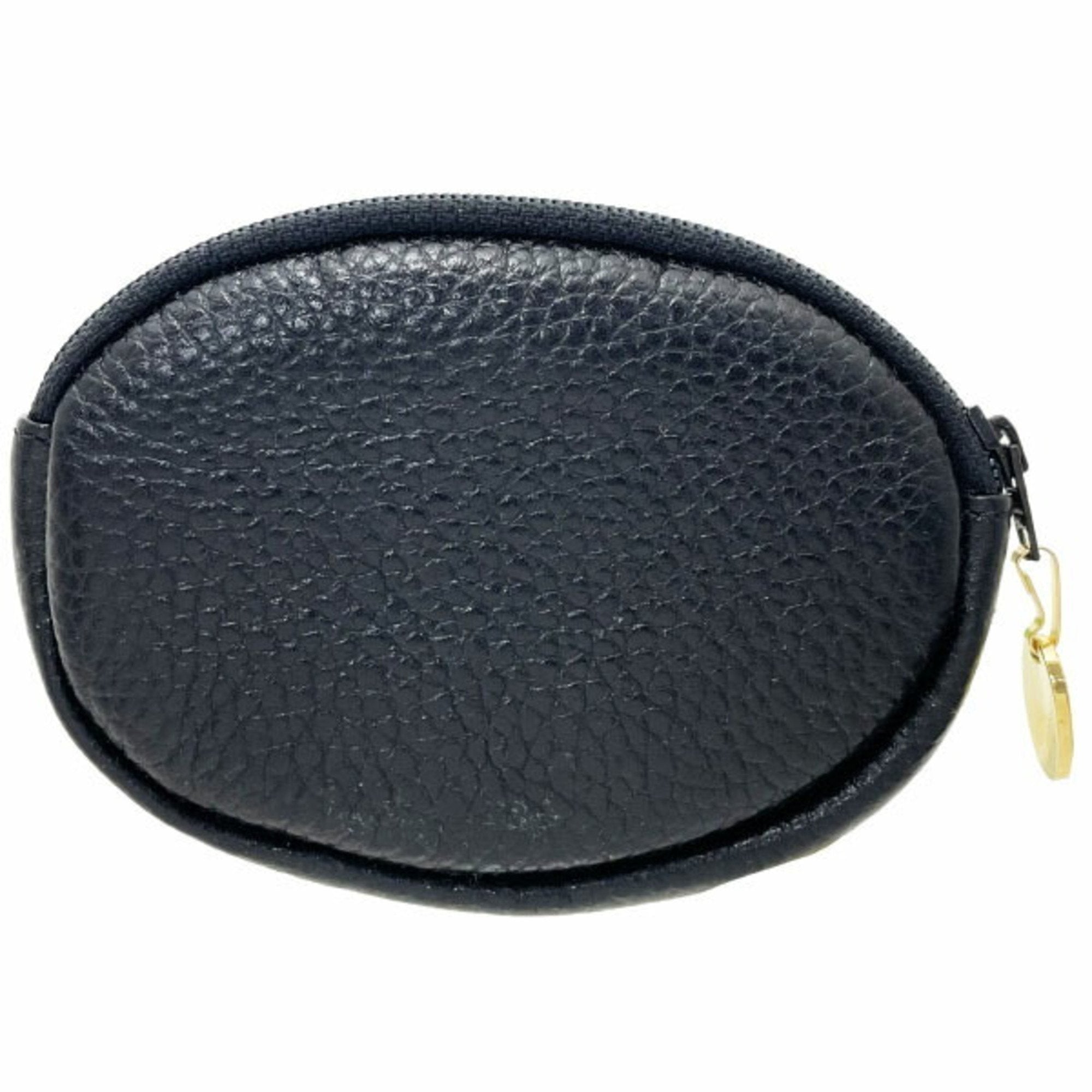 Christian Dior Black Leather Coin Purse/Coin Case (Pre-Owned)