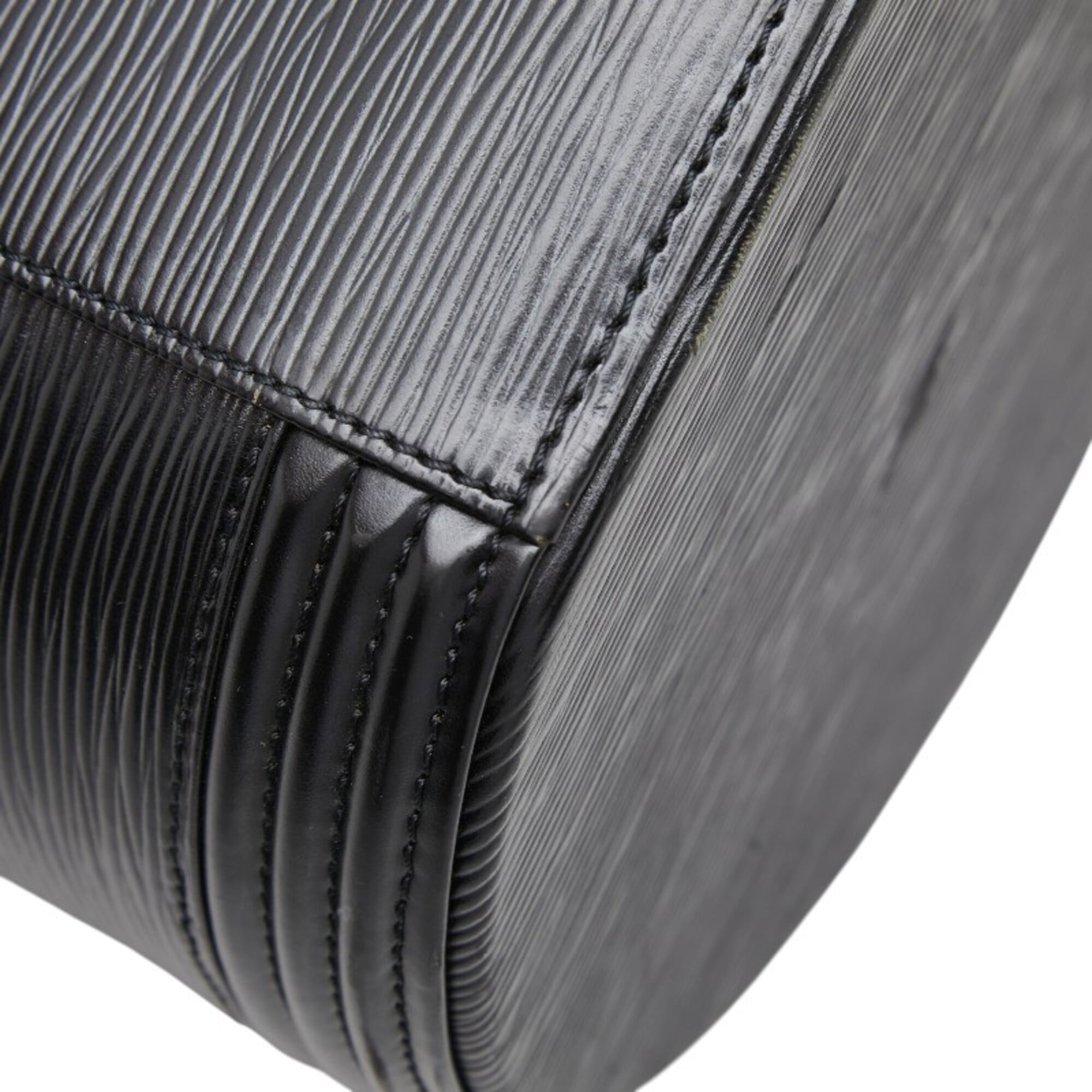 Louis Vuitton Black Noir Leather Handbag Vanity Bag (Pre-Owned)