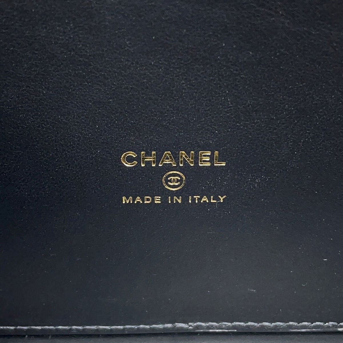 Chanel Matelasse Black Grained Calfskin Handbag Shoulder Bag (Pre-Owned)