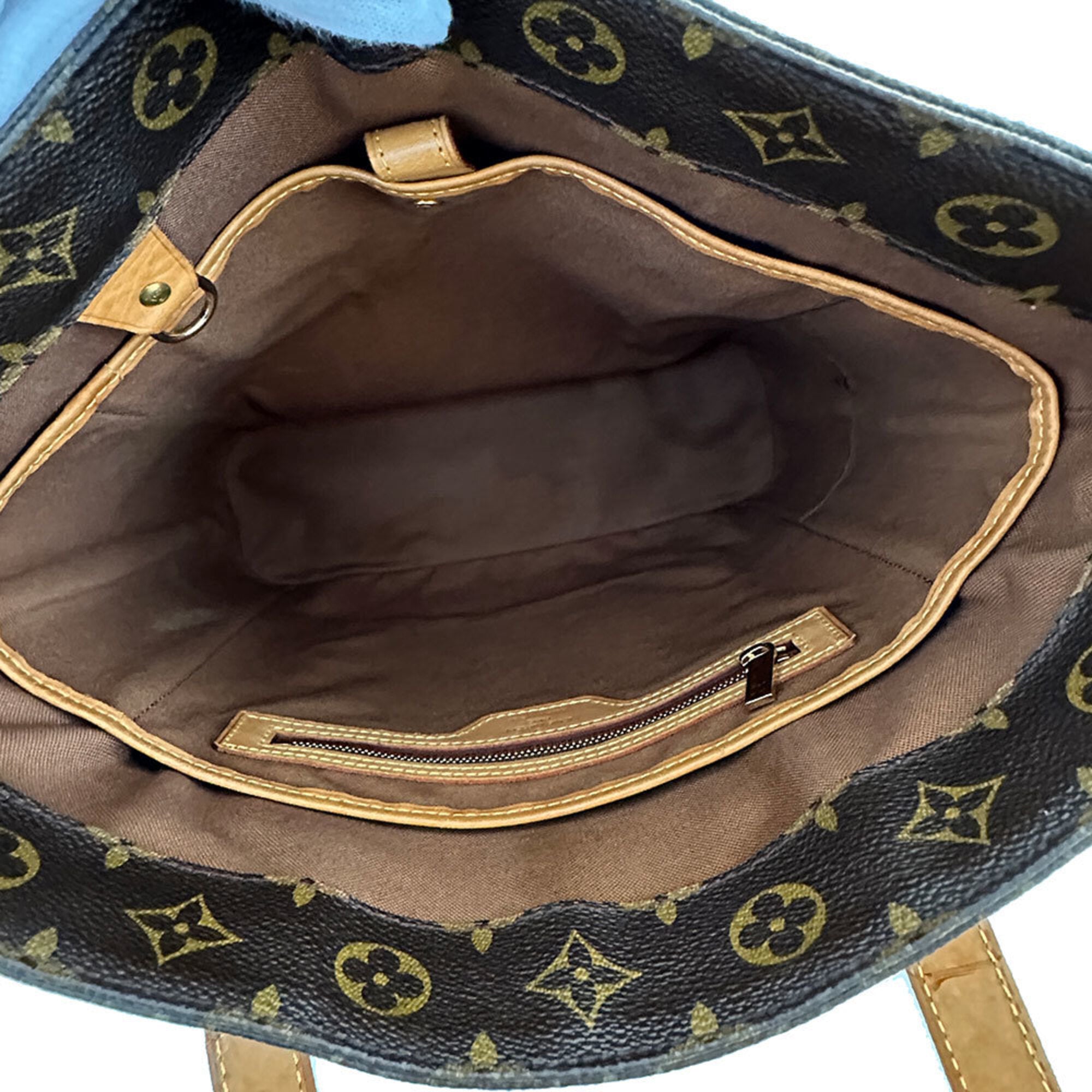 Louis Vuitton Brown Monogram Canvas Handbag Tote Bag (Pre-Owned)