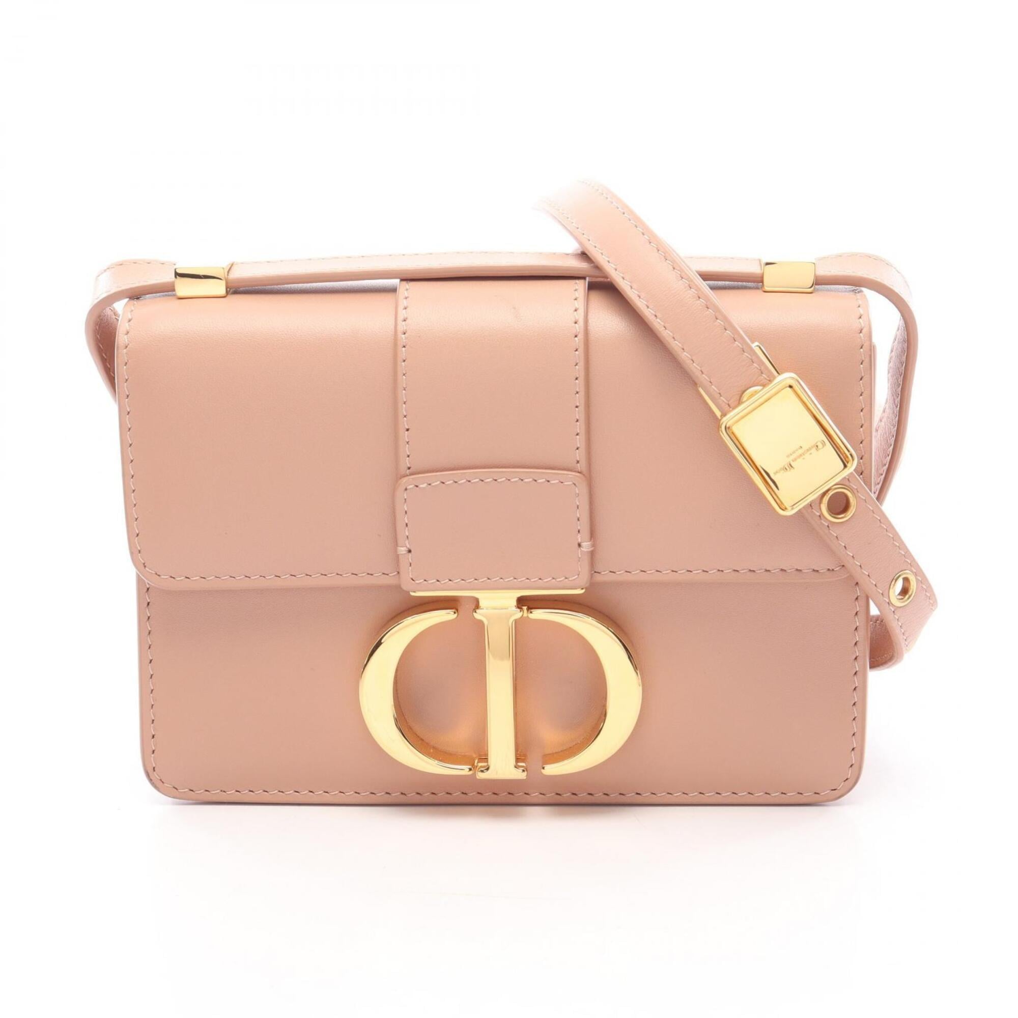 Christian Dior Pink Leather Handbag Shoulder Bag (Pre-Owned)