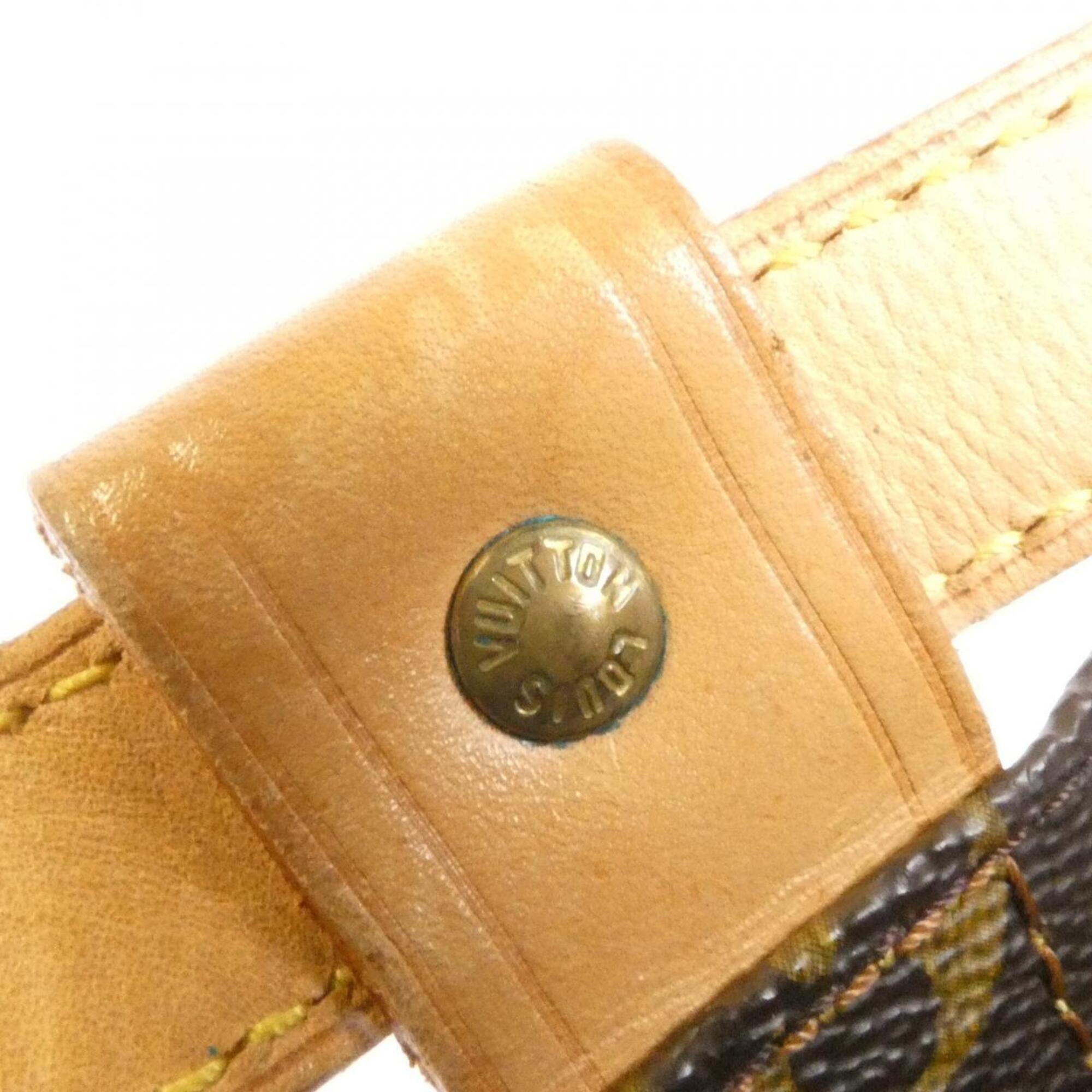 Louis Vuitton Brown Coated Canvas Shoulder Bag (Pre-Owned)