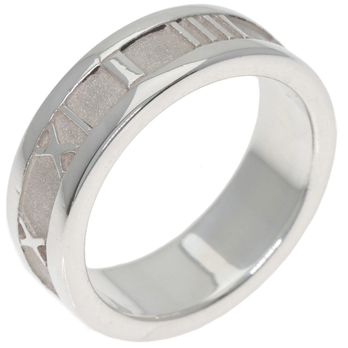Tiffany Atlas Silver Band Ring (Pre-Owned)