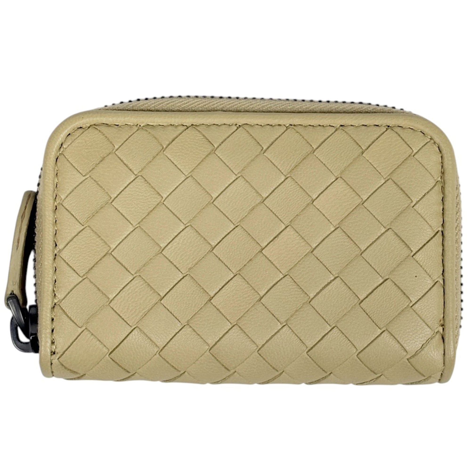 Bottega Veneta Yellow Leather Coin Purse/Coin Case (Pre-Owned)