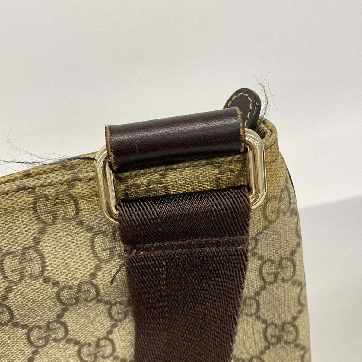 Gucci Brown Pvc Shoulder Bag (Pre-Owned)