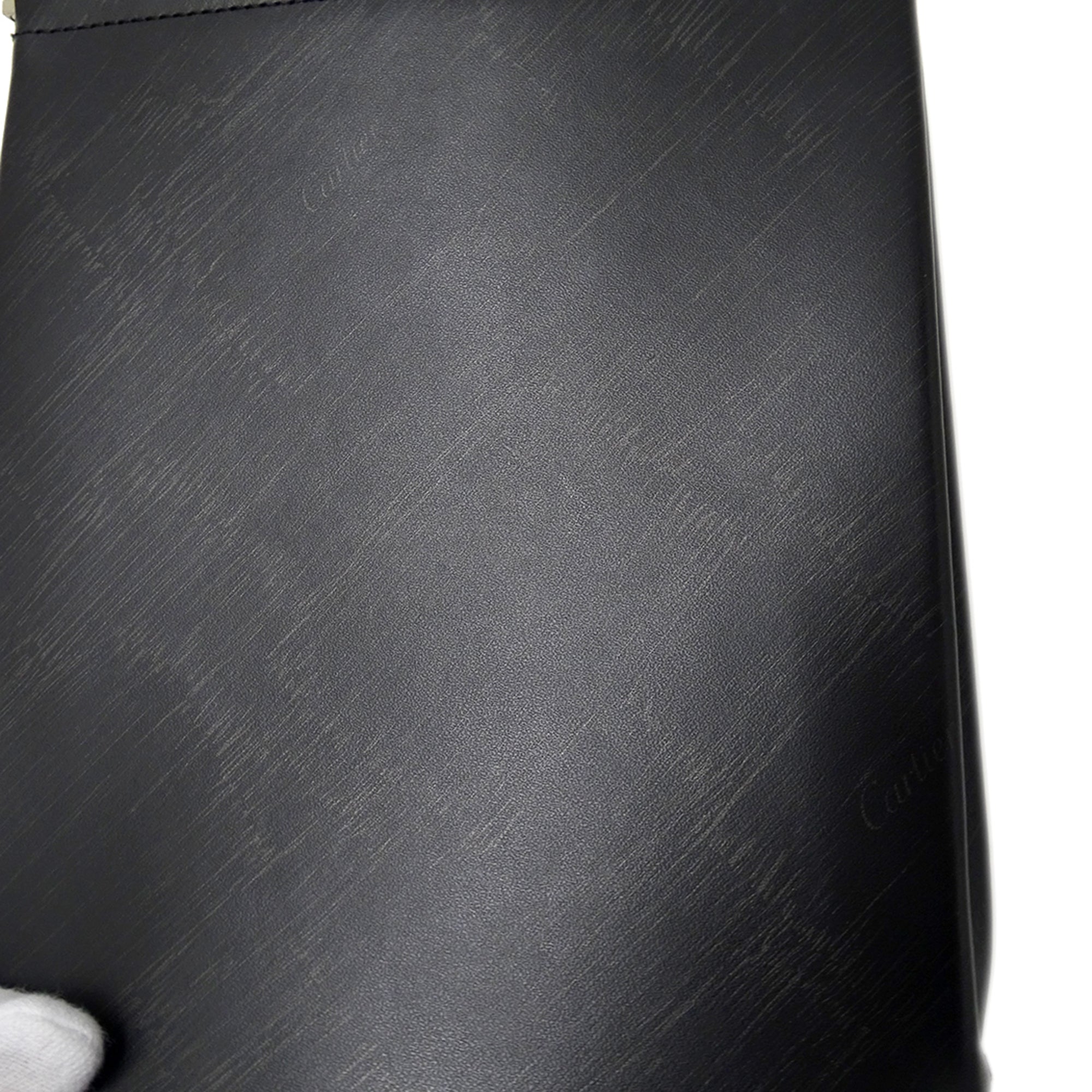 Cartier Black Leather Handbag (Pre-Owned)