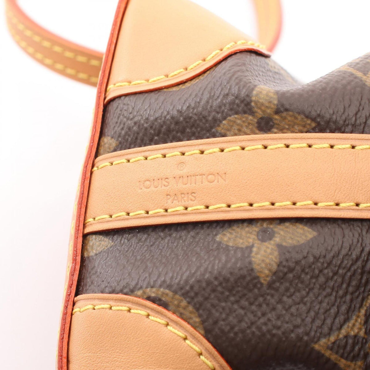 Louis Vuitton Brown Monogram Leather Monogram Coated Canvas Handbag Shoulder Bag (Pre-Owned)