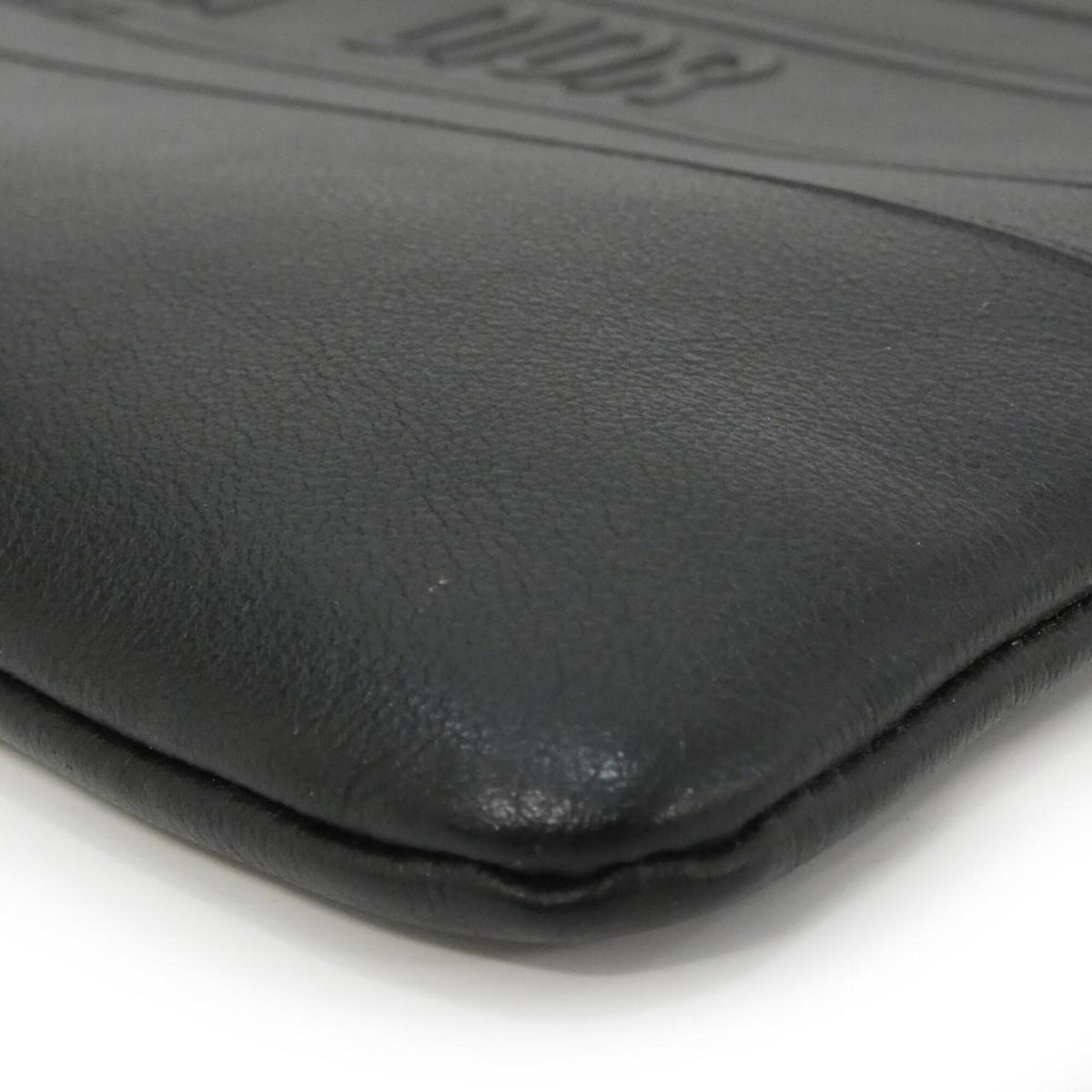 Christian Dior Black Leather Clutch Bag (Pre-Owned)