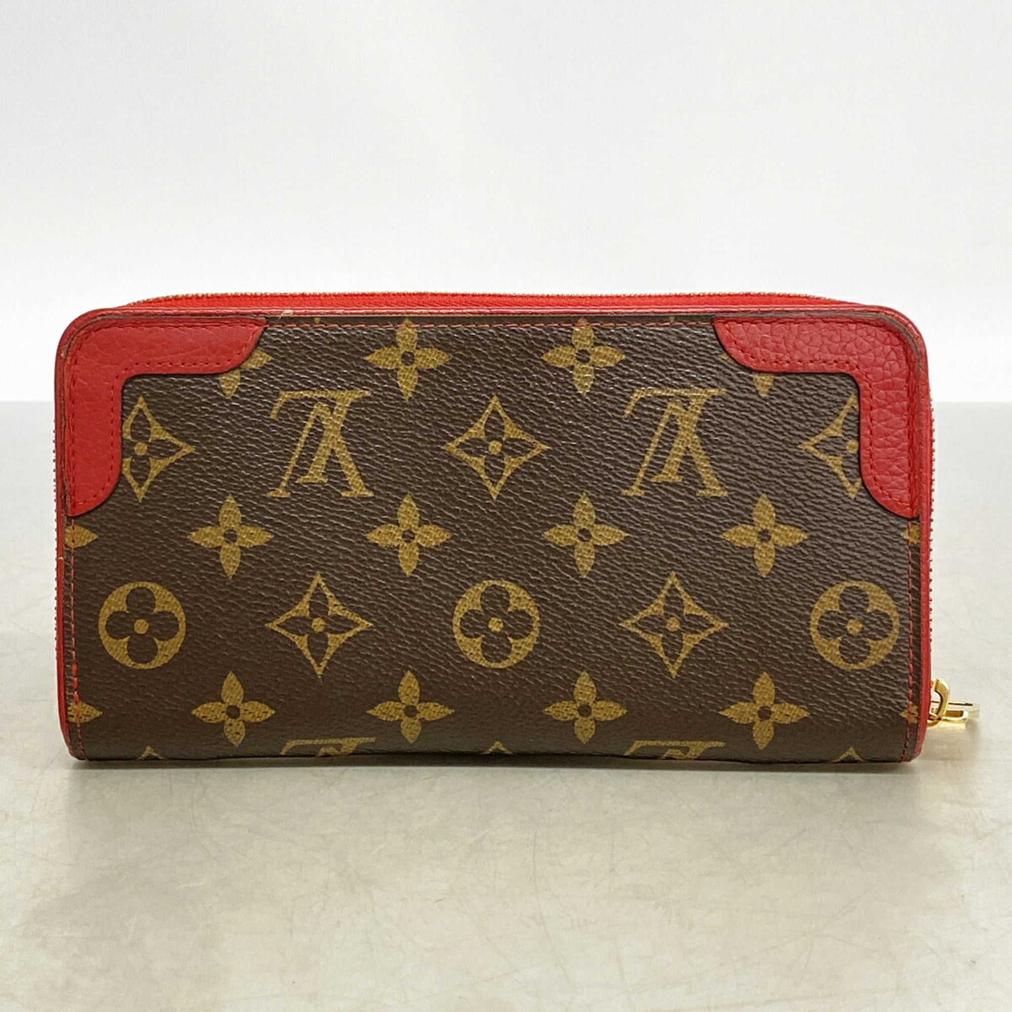 Louis Vuitton Brown Cerise Long Wallet (Bi-Fold) (Pre-Owned)