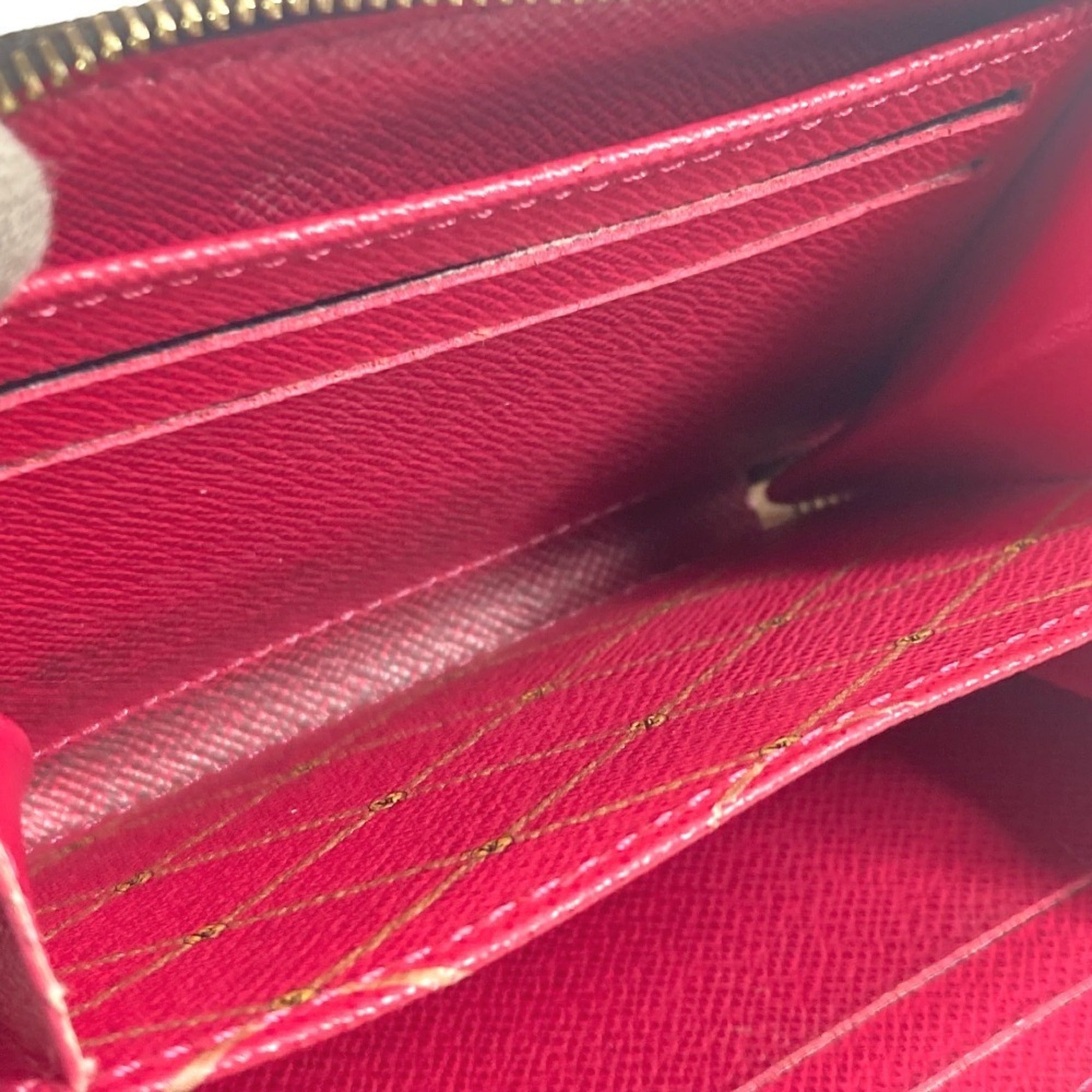 Louis Vuitton Monogram Brown Pink Monogram Coin Purse/Coin Case (Pre-Owned)