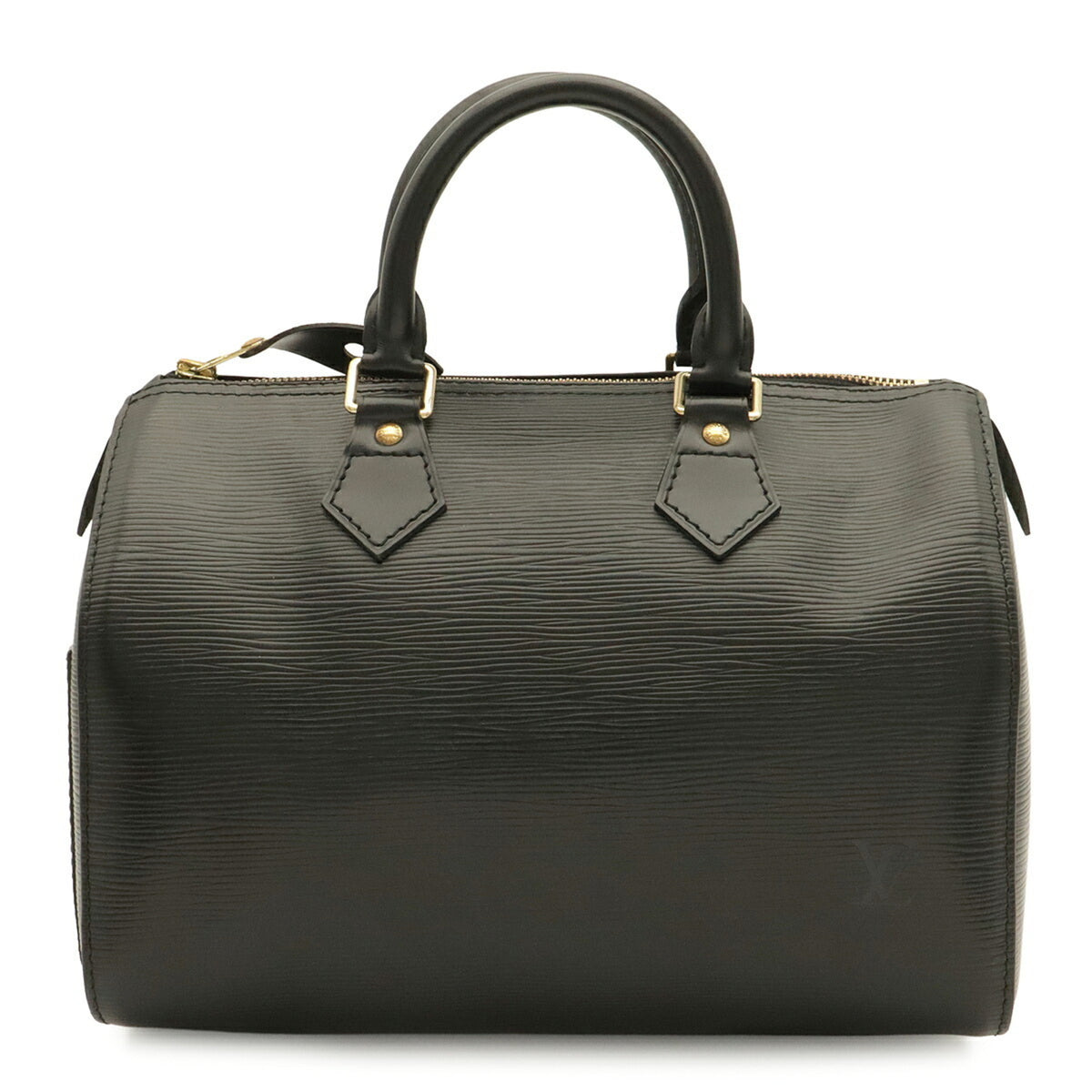 Louis Vuitton Noir Epi Leather Boston Bag Handbag (Pre-Owned)