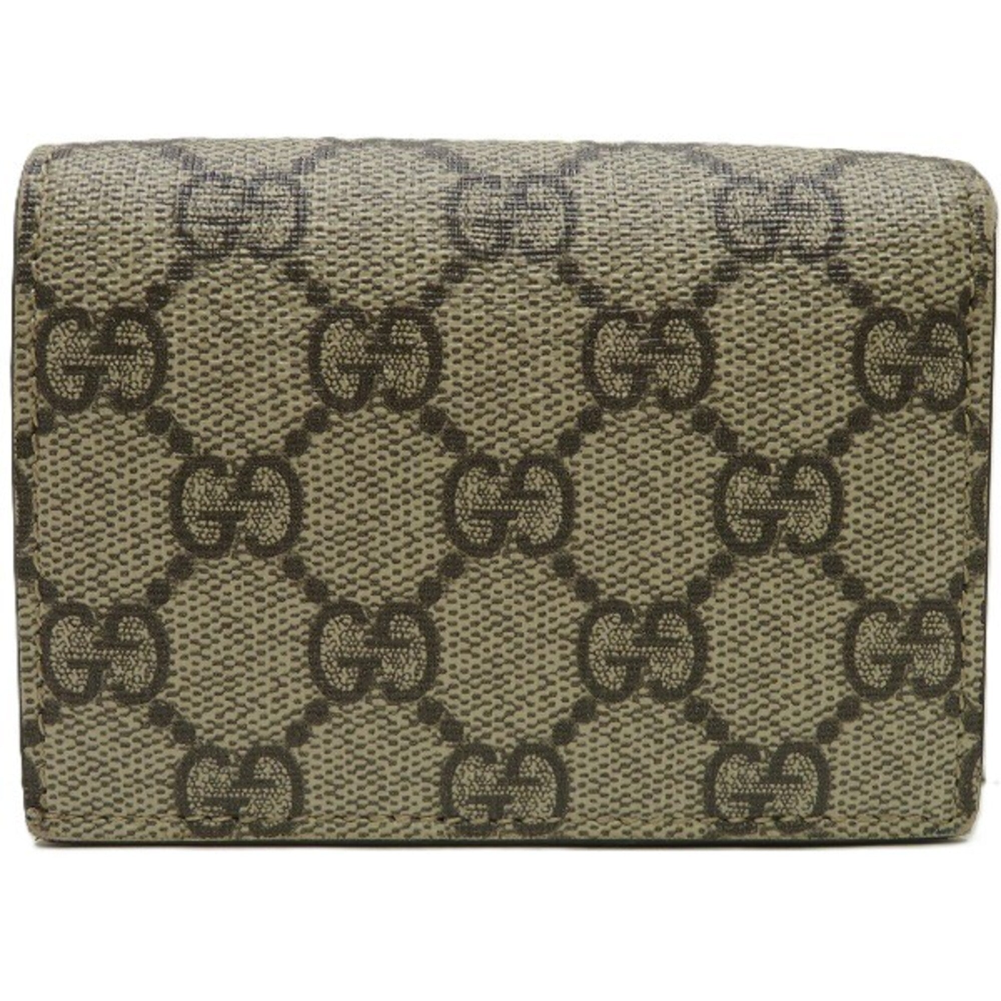 Gucci Beige Gg Supreme Wallet (Bi-Fold) (Pre-Owned)
