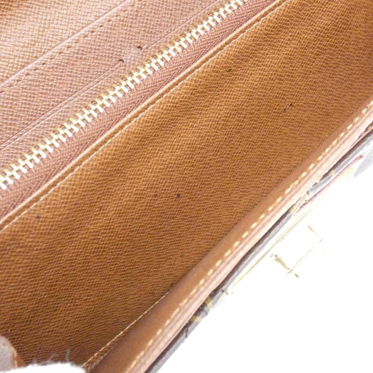Louis Vuitton Brown Coated Canvas Long Wallet (Bi-Fold) (Pre-Owned)