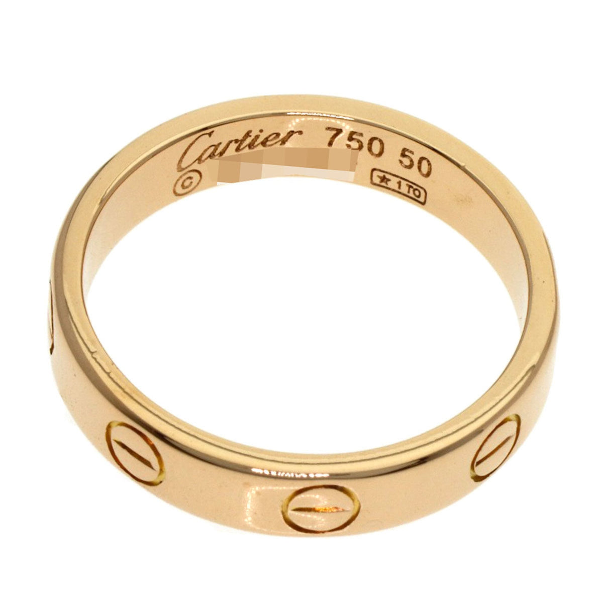 Cartier Pink Gold (18K) Band Ring (Pre-Owned)