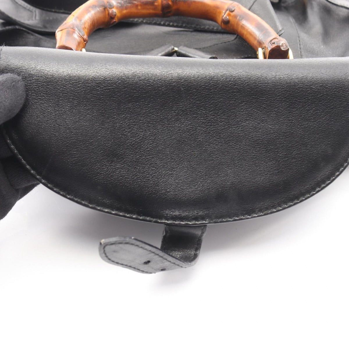 Gucci Black Leather Backpack (Pre-Owned)