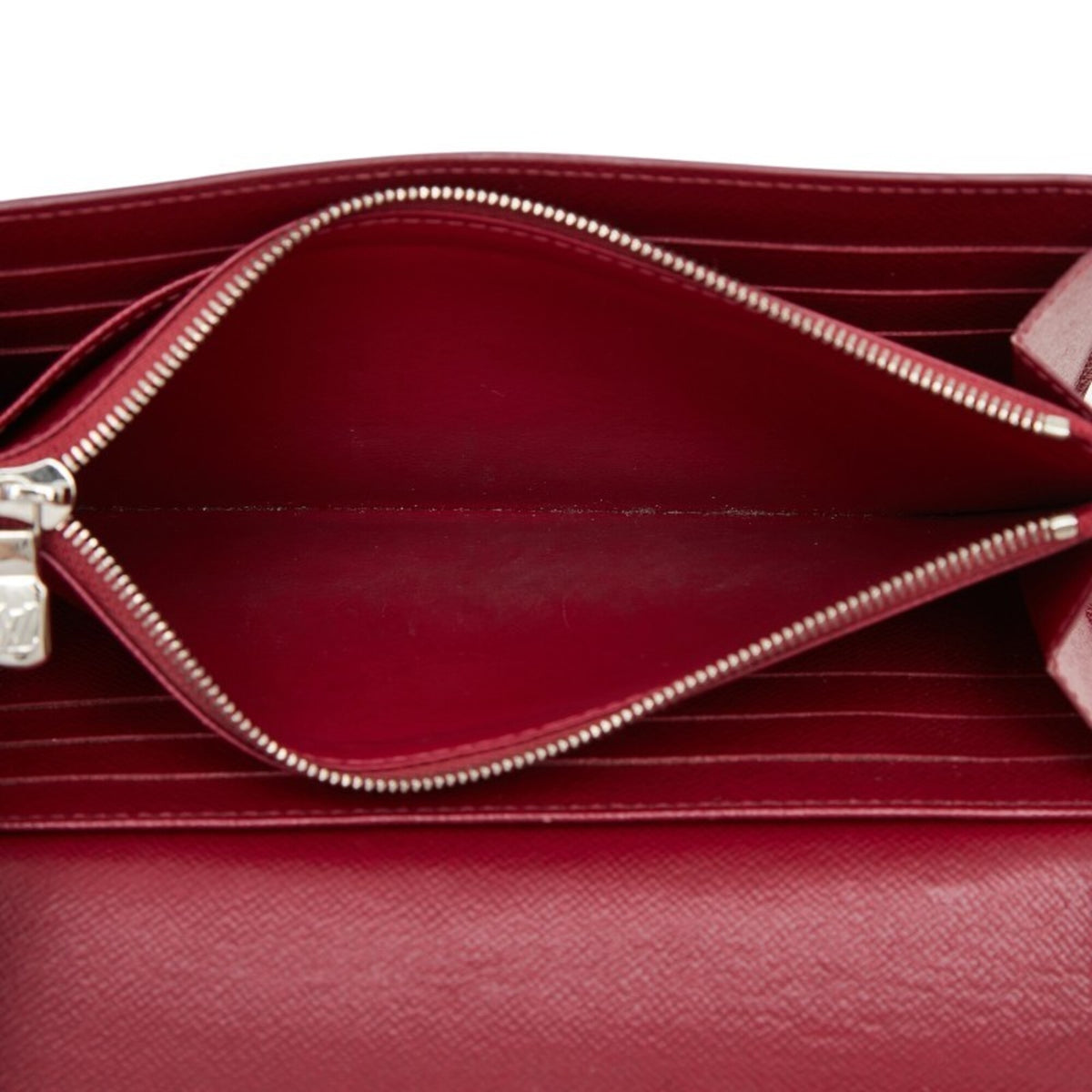 Louis Vuitton Fuchsia Pink Leather Long Wallet (Bi-Fold) (Pre-Owned)