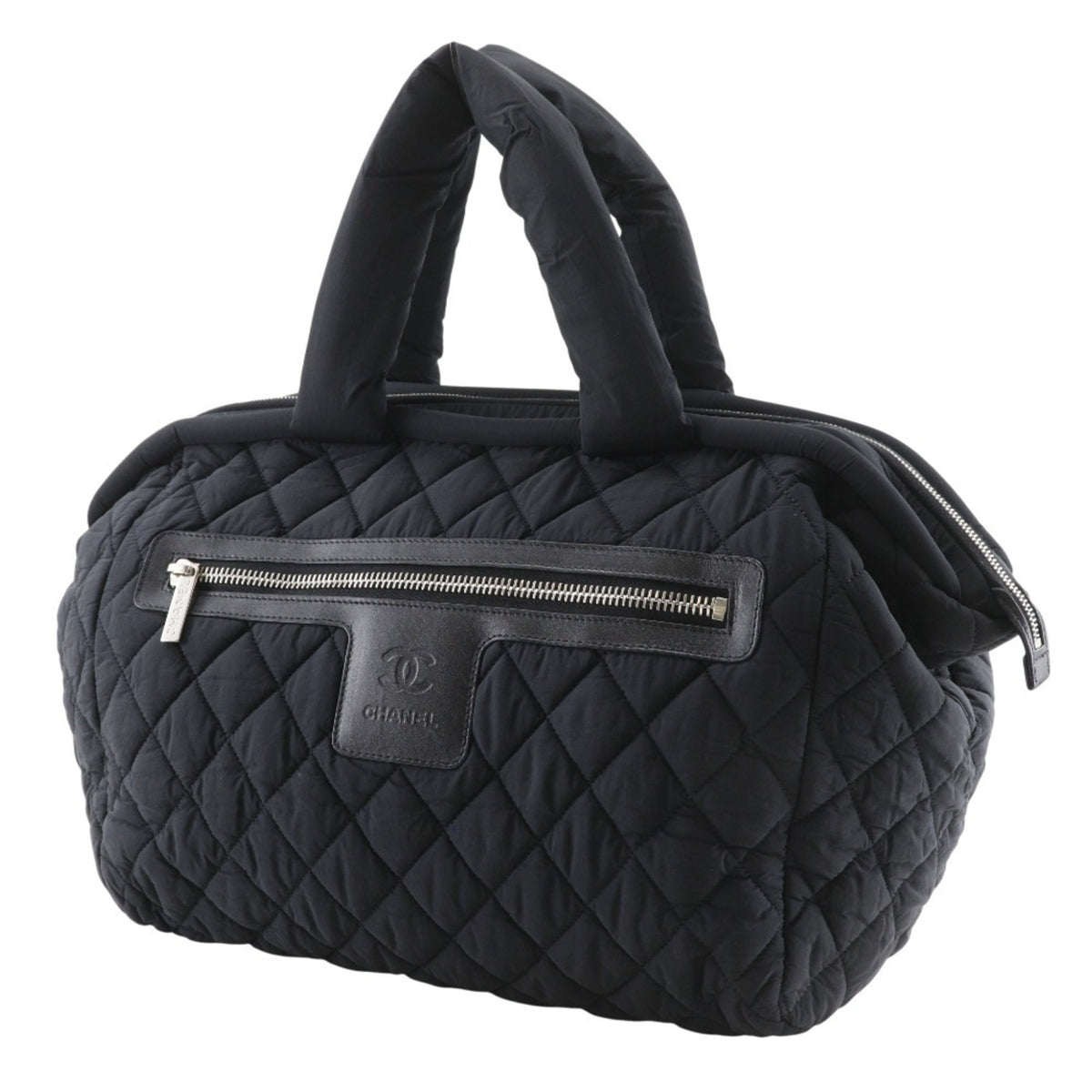 Chanel Black Nylon Boston Bag (Pre-Owned)