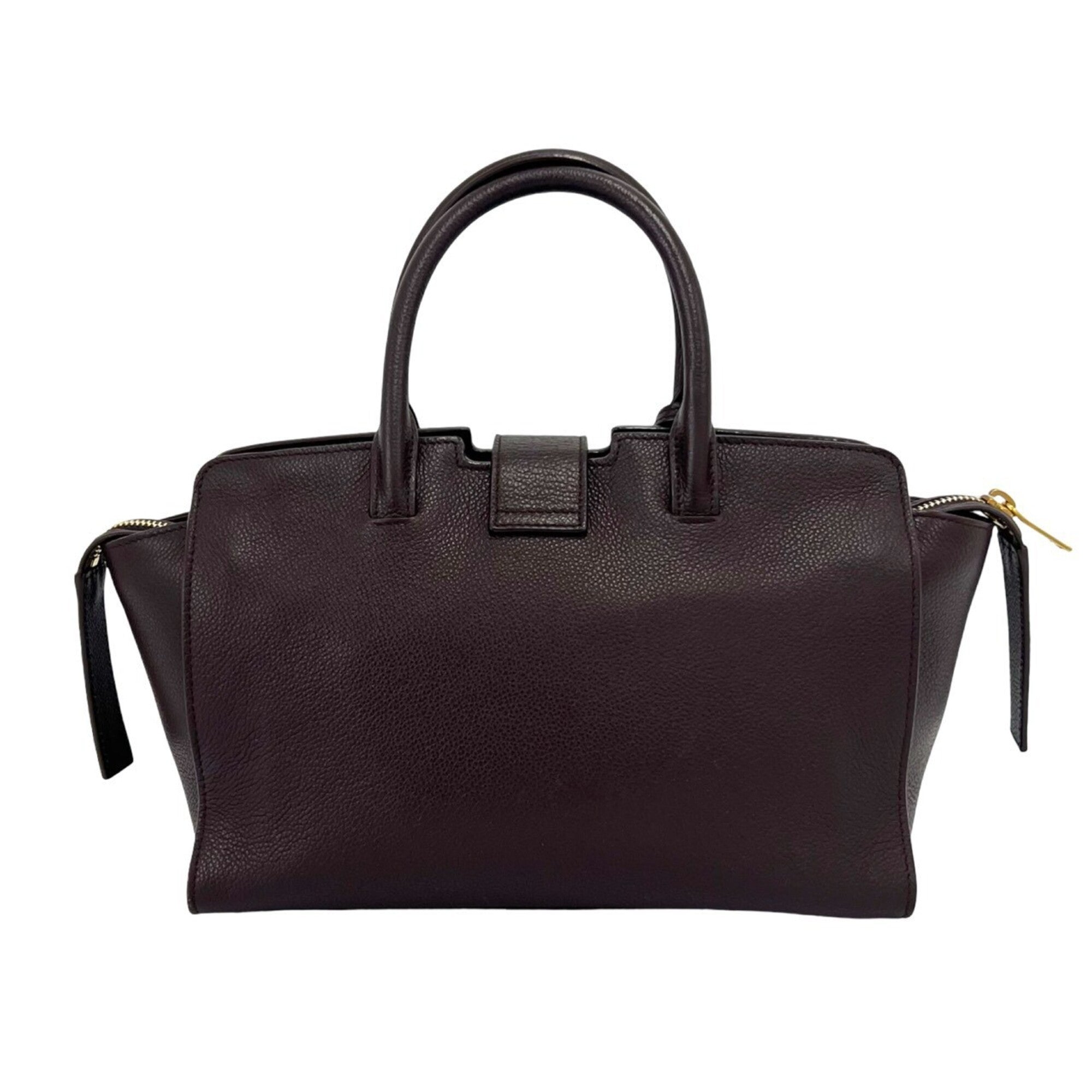Saint Laurent Brown Leather Handbag (Pre-Owned)