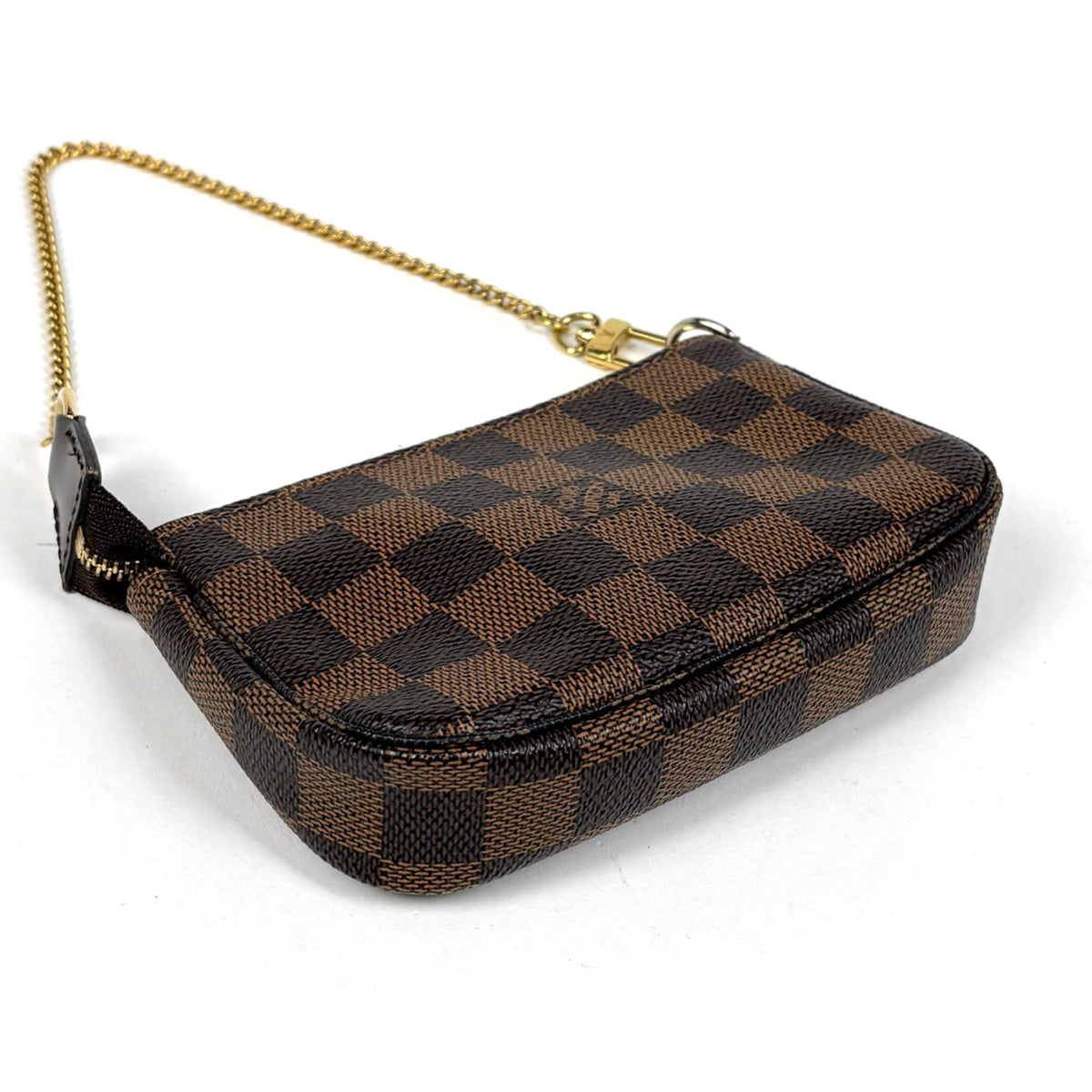 Louis Vuitton Damier Brown Damier Canvas Pochette Pouch (Pre-Owned)