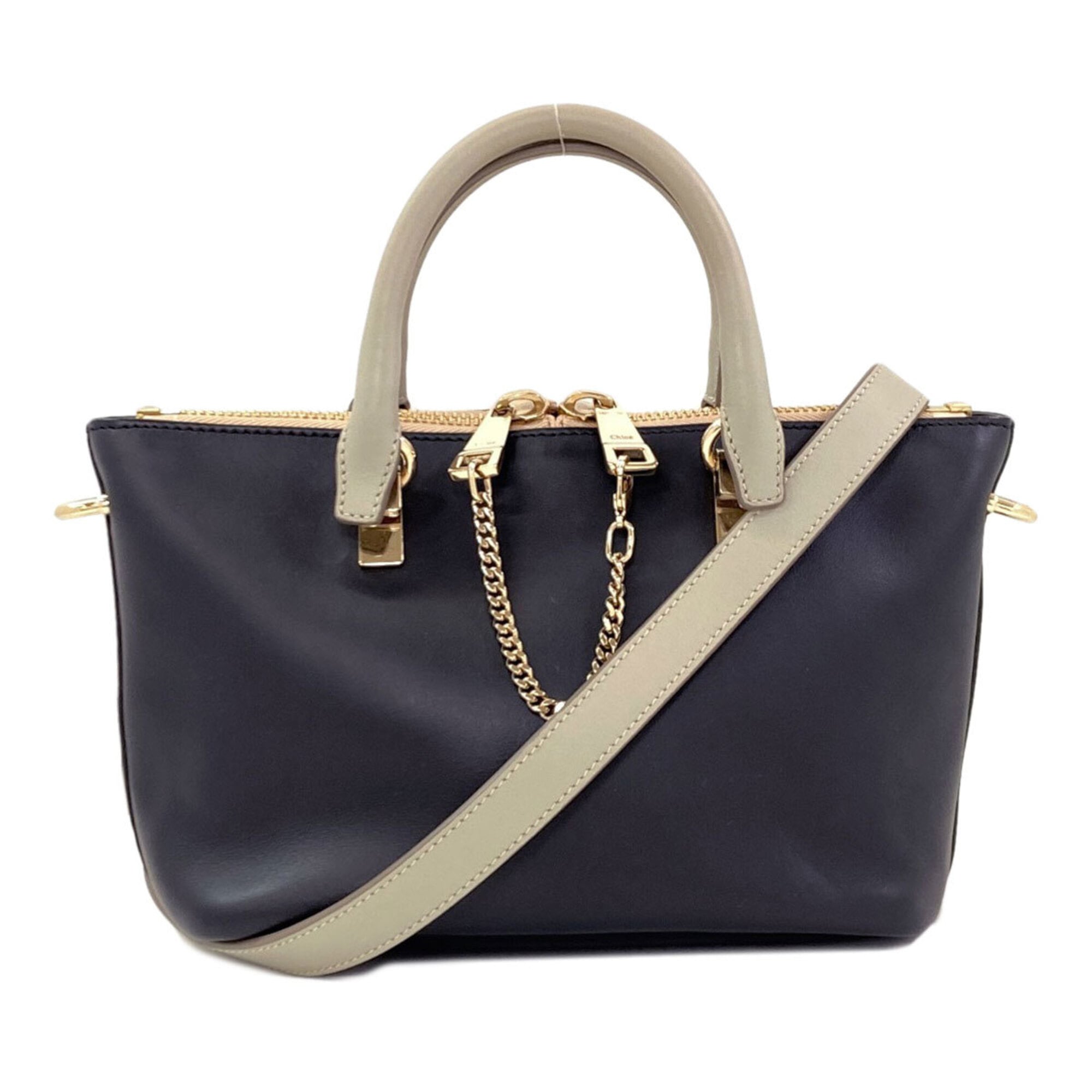 Chloé Black Leather Handbag (Pre-Owned)