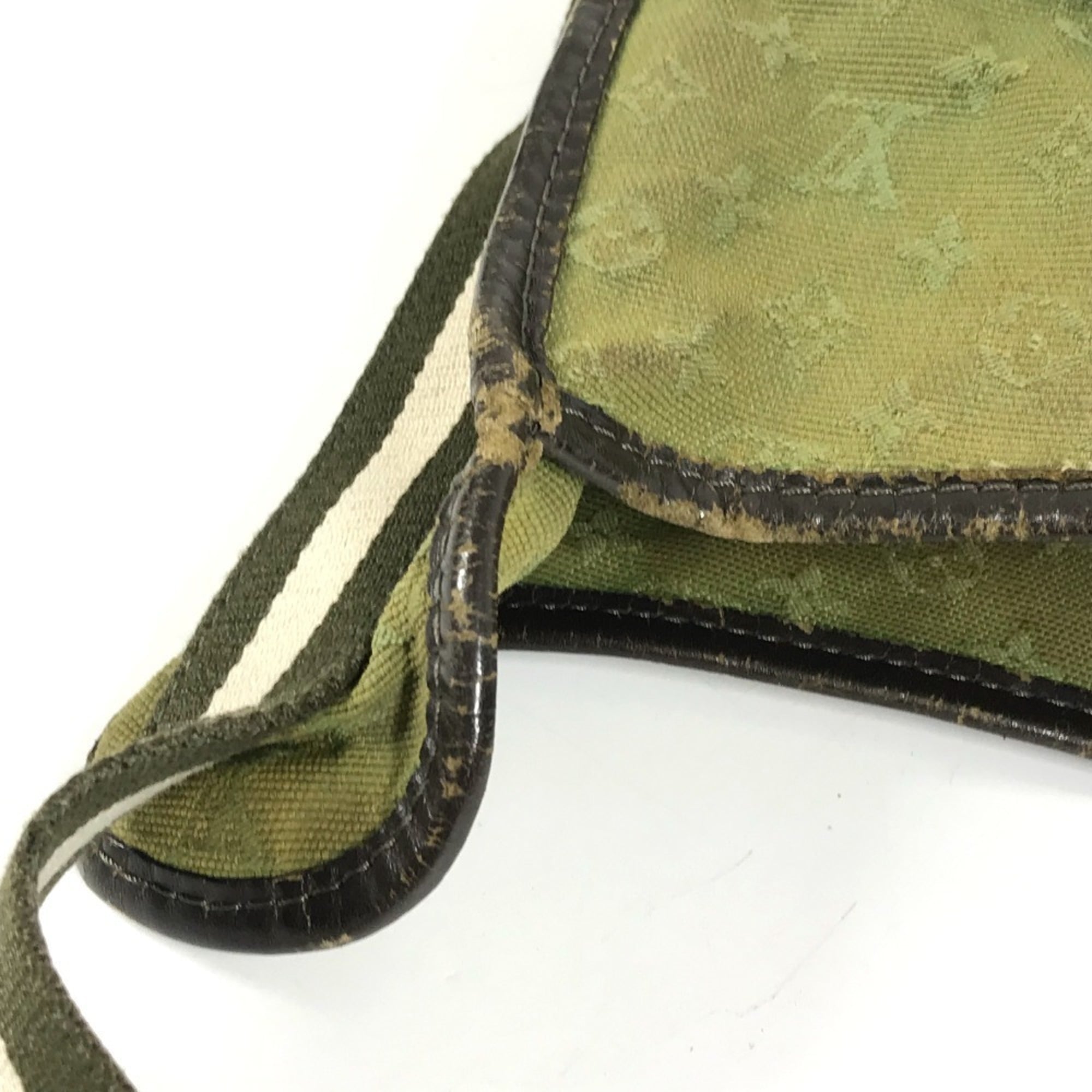 Louis Vuitton Khaki Monogram Mini Canvas Shoulder Bag (Pre-Owned)