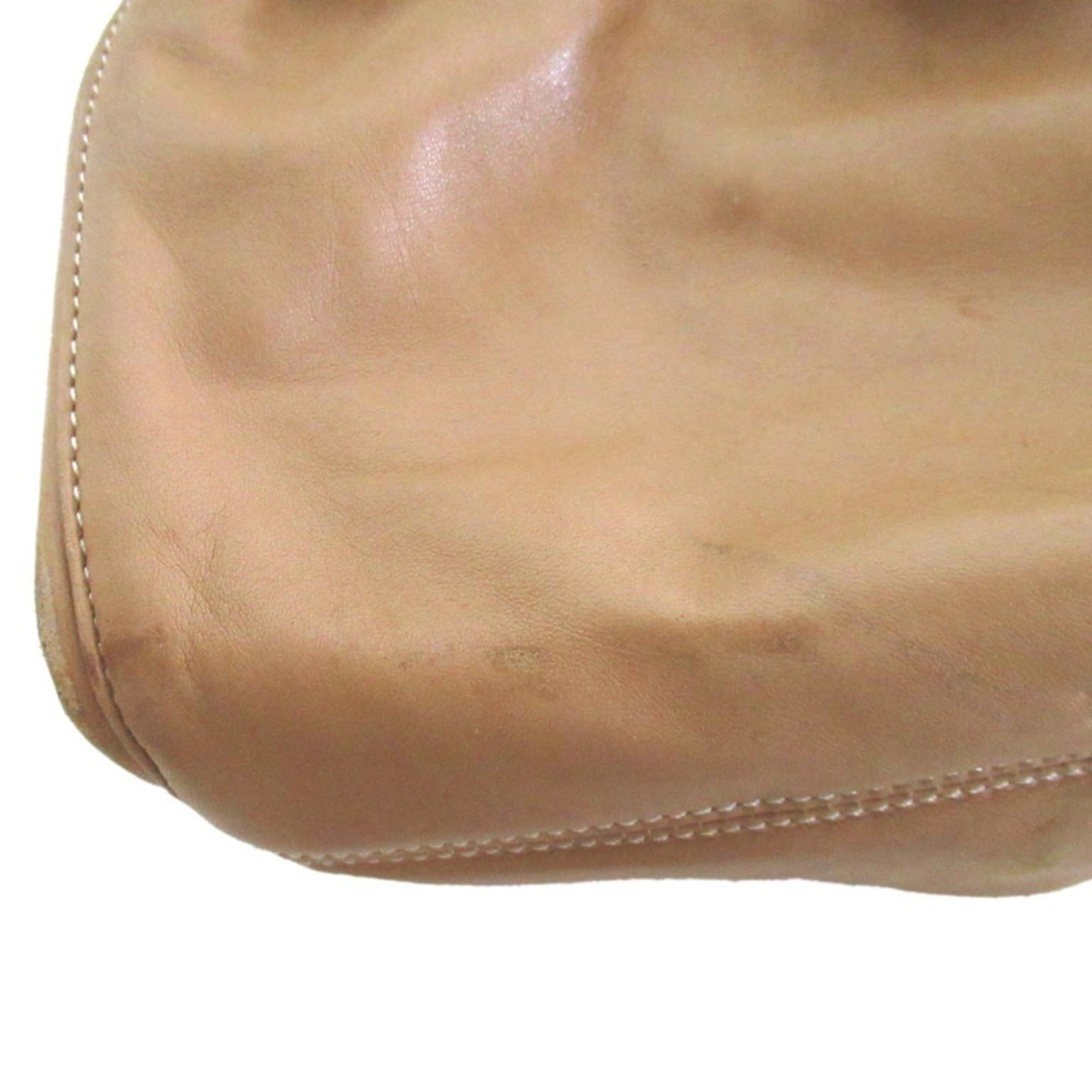 Loewe Beige Nappa Leather Leather Handbag Shoulder Bag (Pre-Owned)