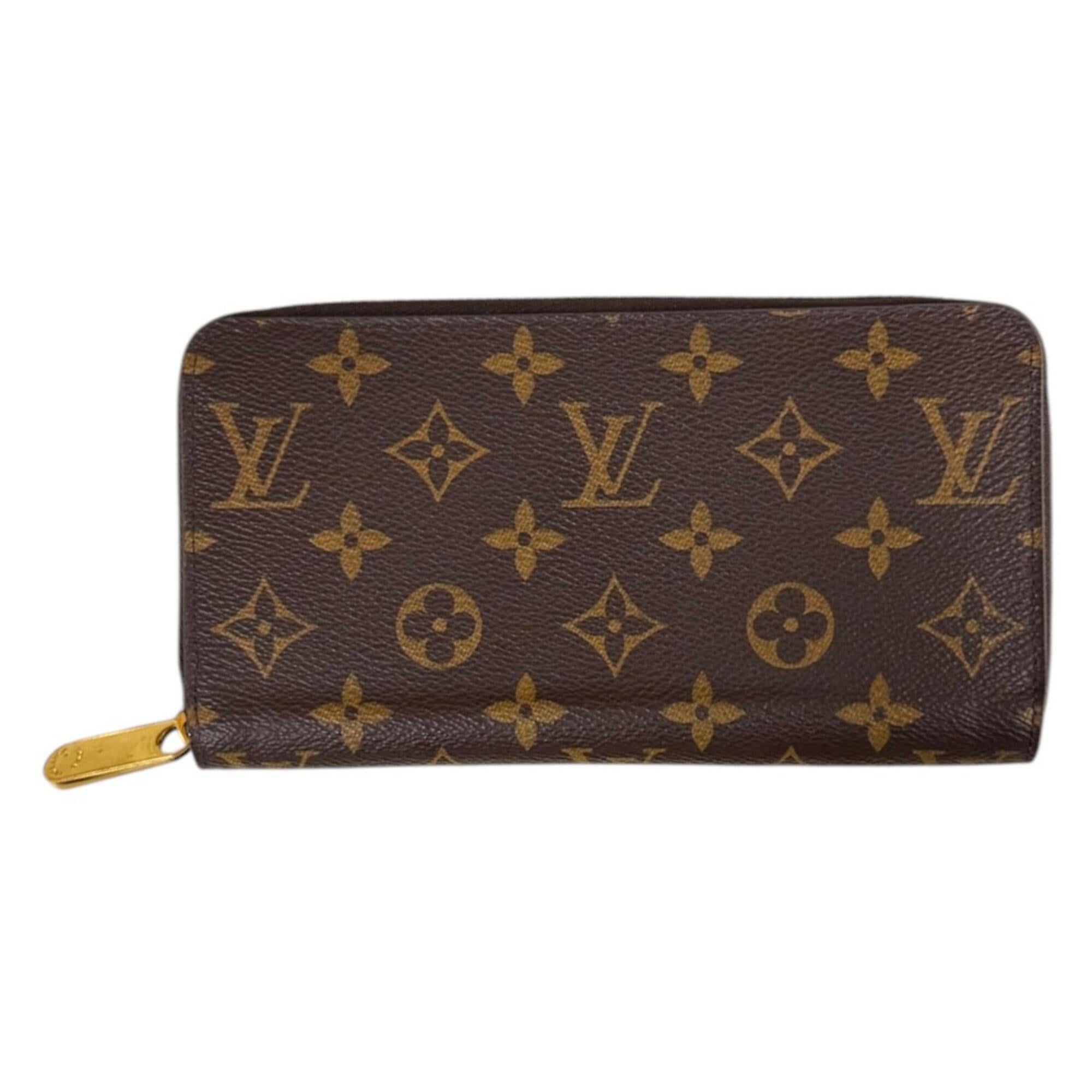 Louis Vuitton Monogram Brown Monogram Long Wallet (Bi-Fold) (Pre-Owned)