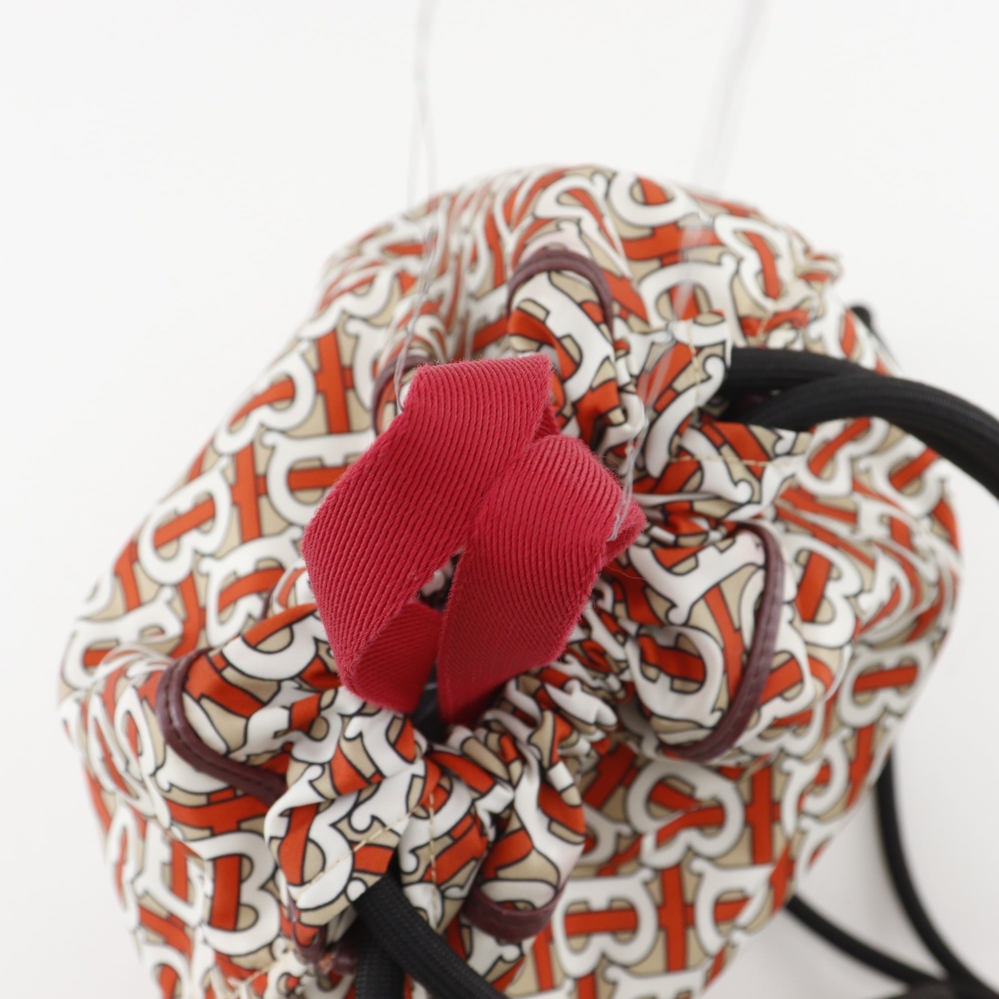 Burberry Orange Nylon Backpack (Pre-Owned)