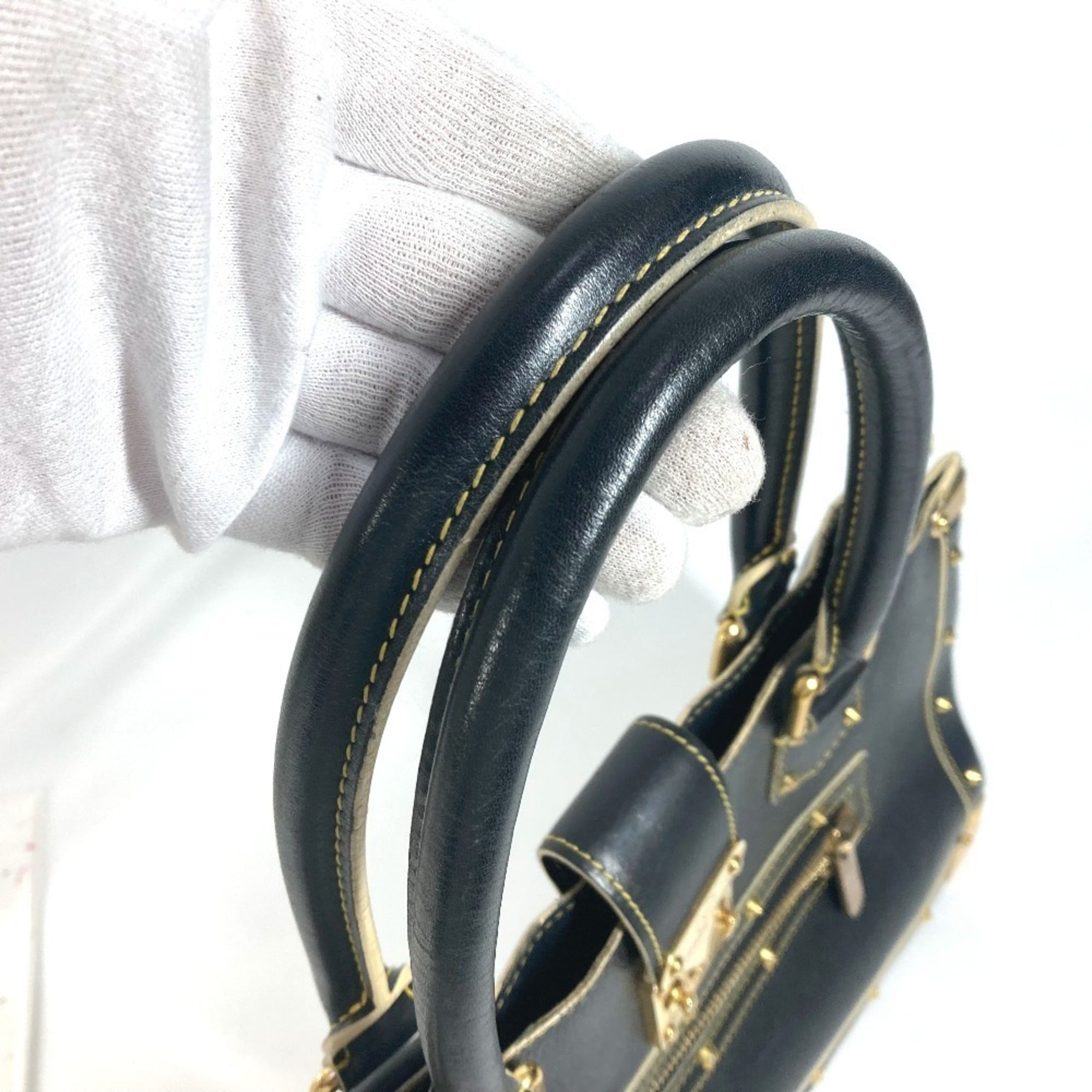 Louis Vuitton Suhali Black Suhali Leather Shoulder Bag Tote Bag (Pre-Owned)