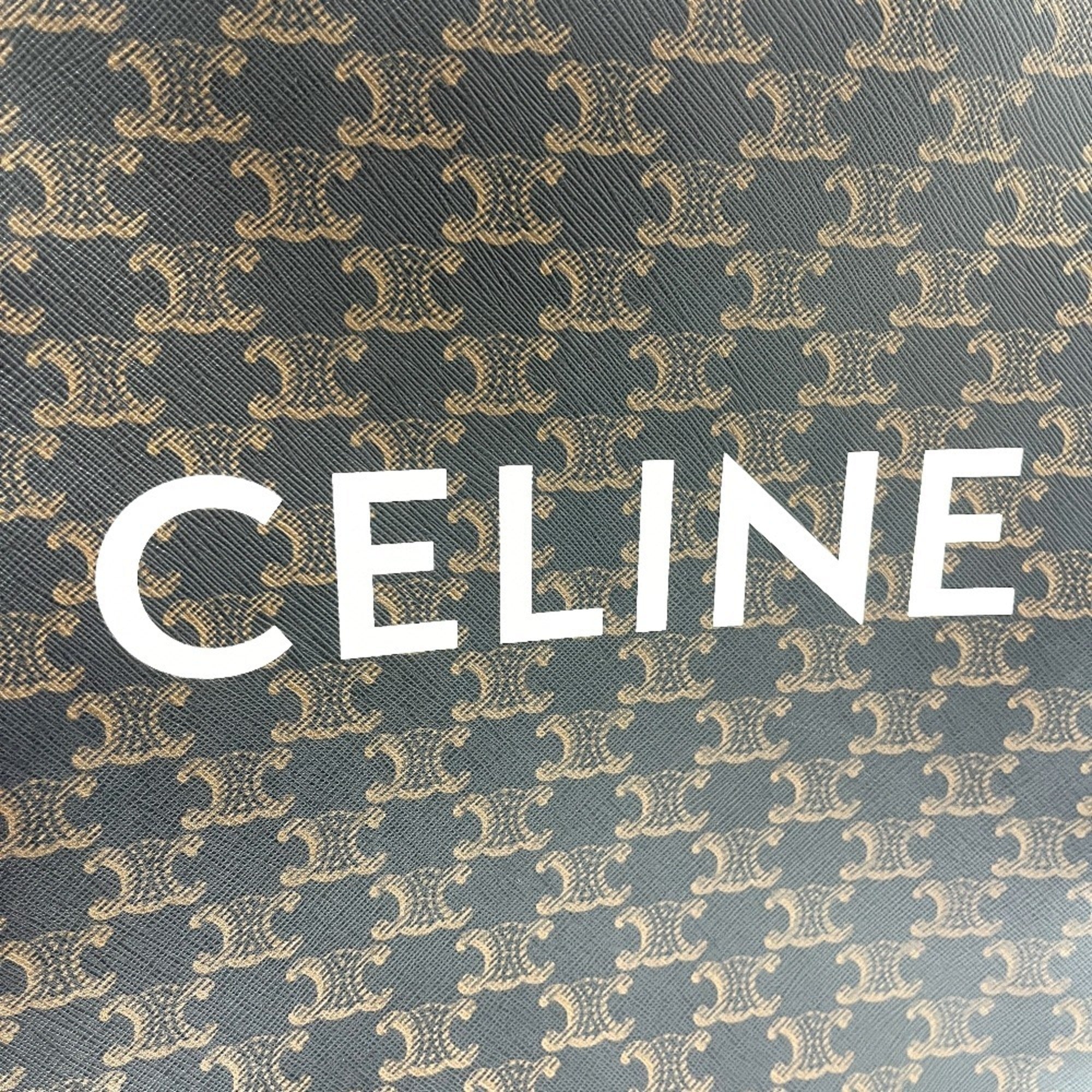 Celine Cabas Brown Pvc Leather Tote Bag (Pre-Owned)