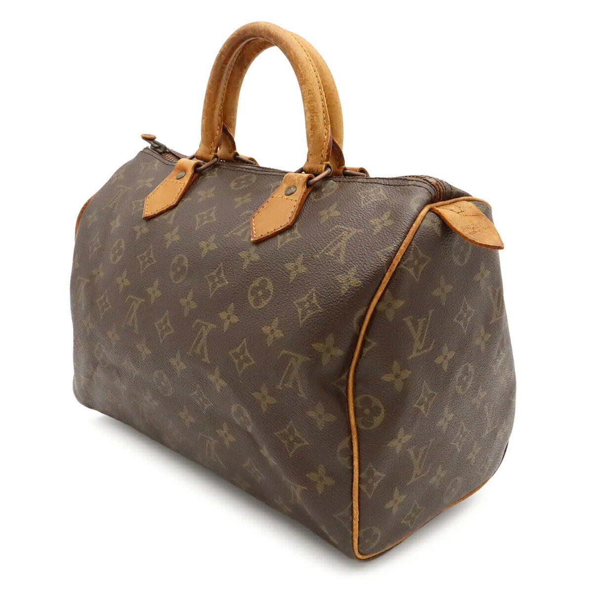 Louis Vuitton Brown Galle Monogram White Monogram Handbag (Pre-Owned)