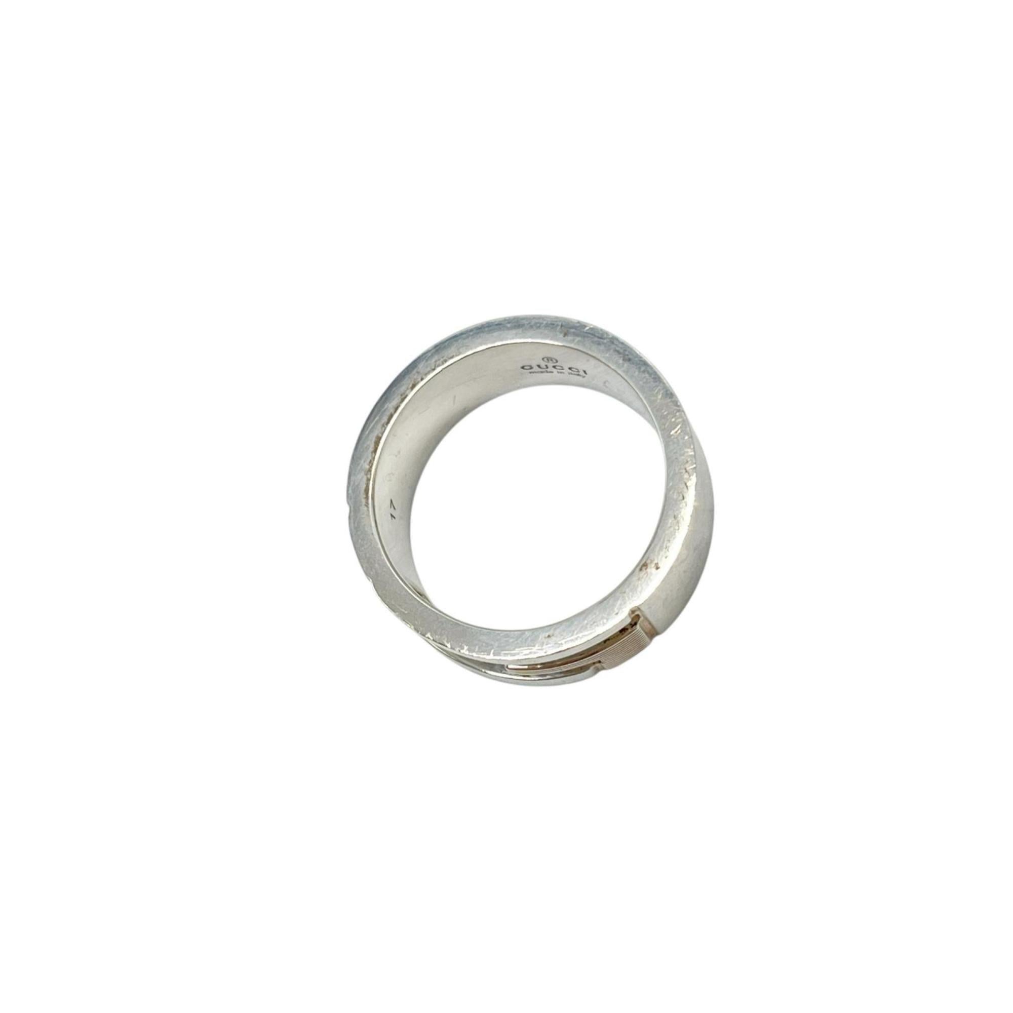 Gucci Silver Silver 925 Band Ring (Pre-Owned)