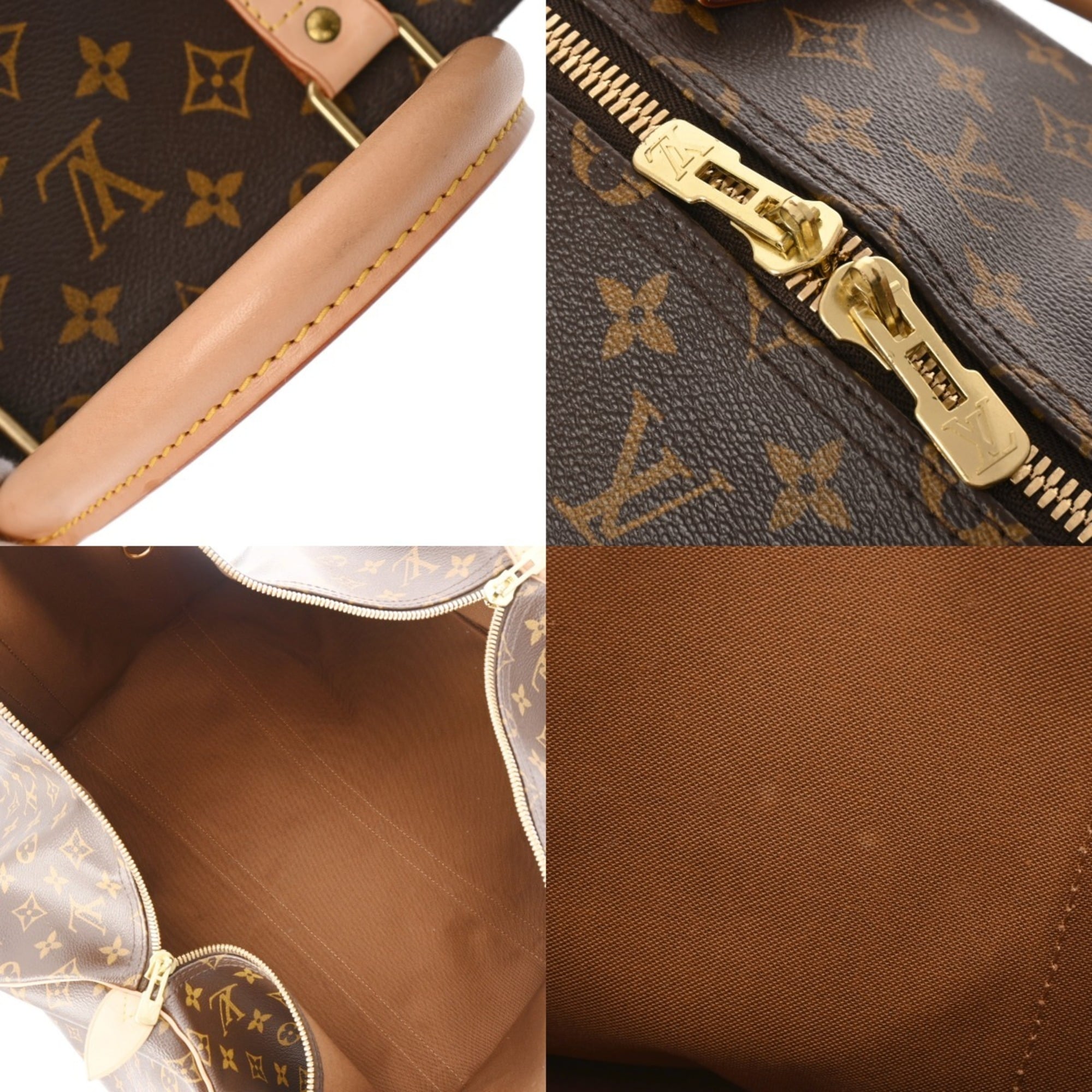 Louis Vuitton Brown Monogram Boston Bag (Pre-Owned)