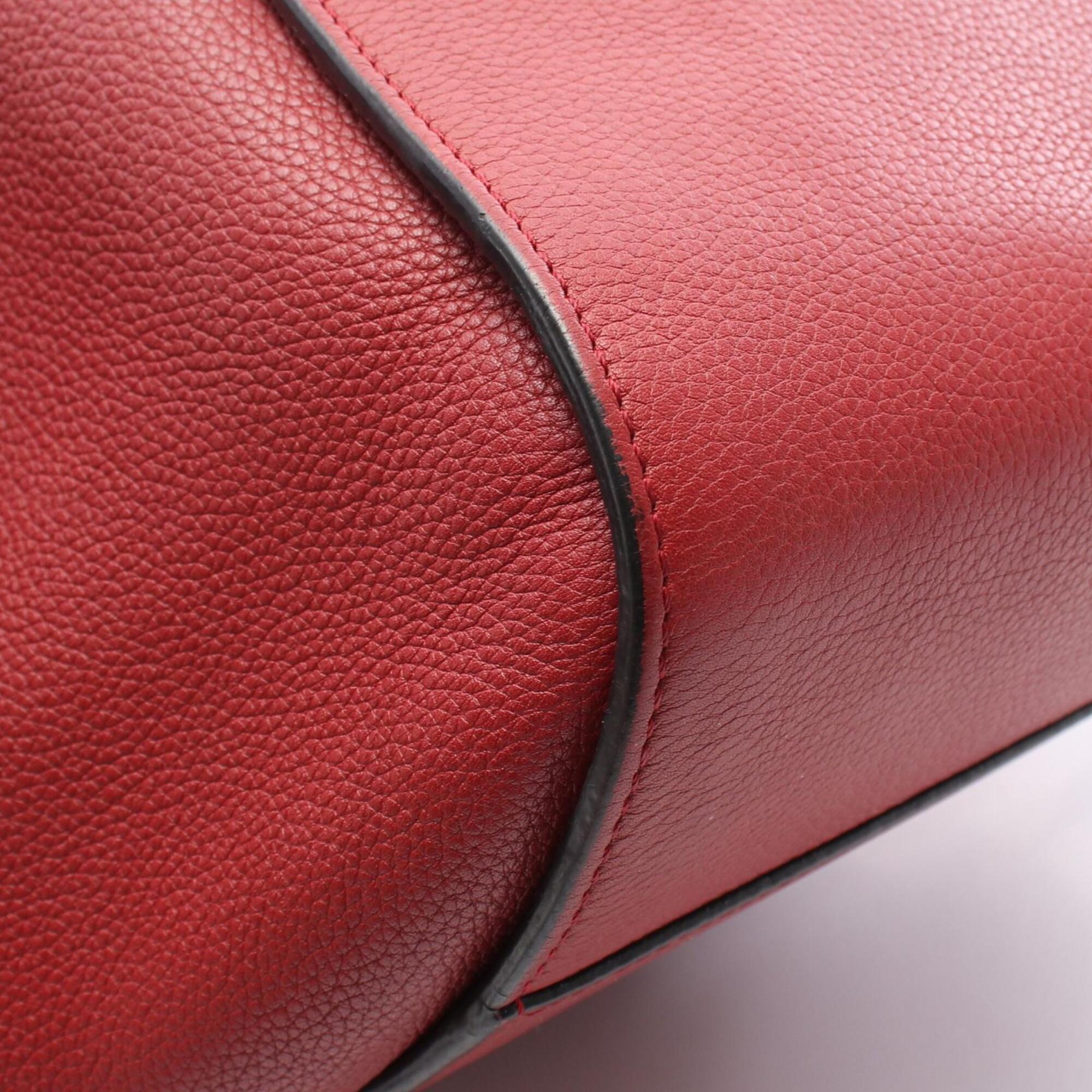 Loewe Hammock Red Color Leather Handbag (Pre-Owned)