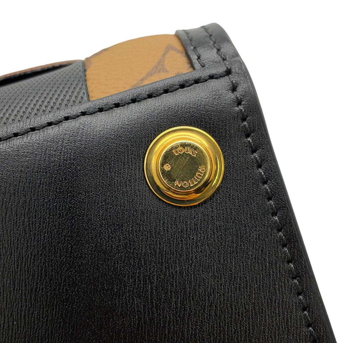 Louis Vuitton Monogram Reverse Noir Monogram Reverse Handbag Shoulder Bag (Pre-Owned)