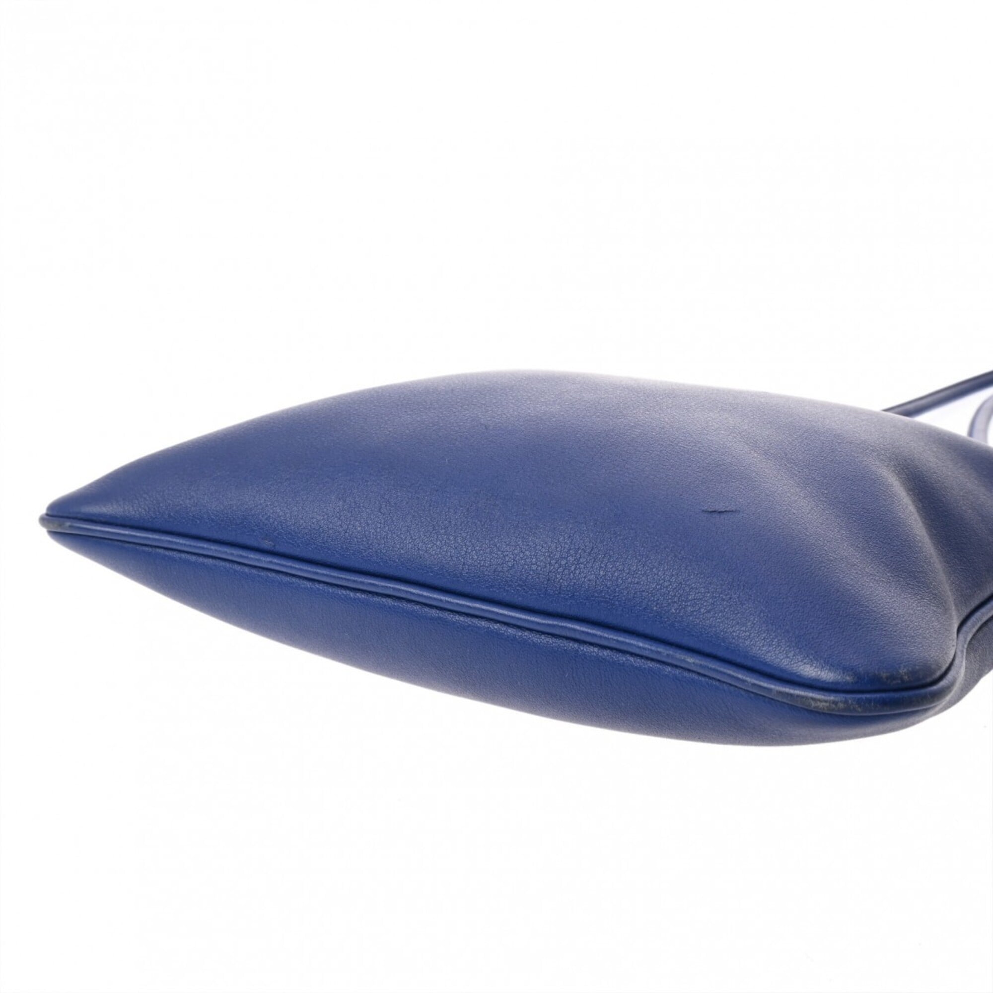 Hermes Blue Electric Swift Leather Shoulder Bag (Pre-Owned)