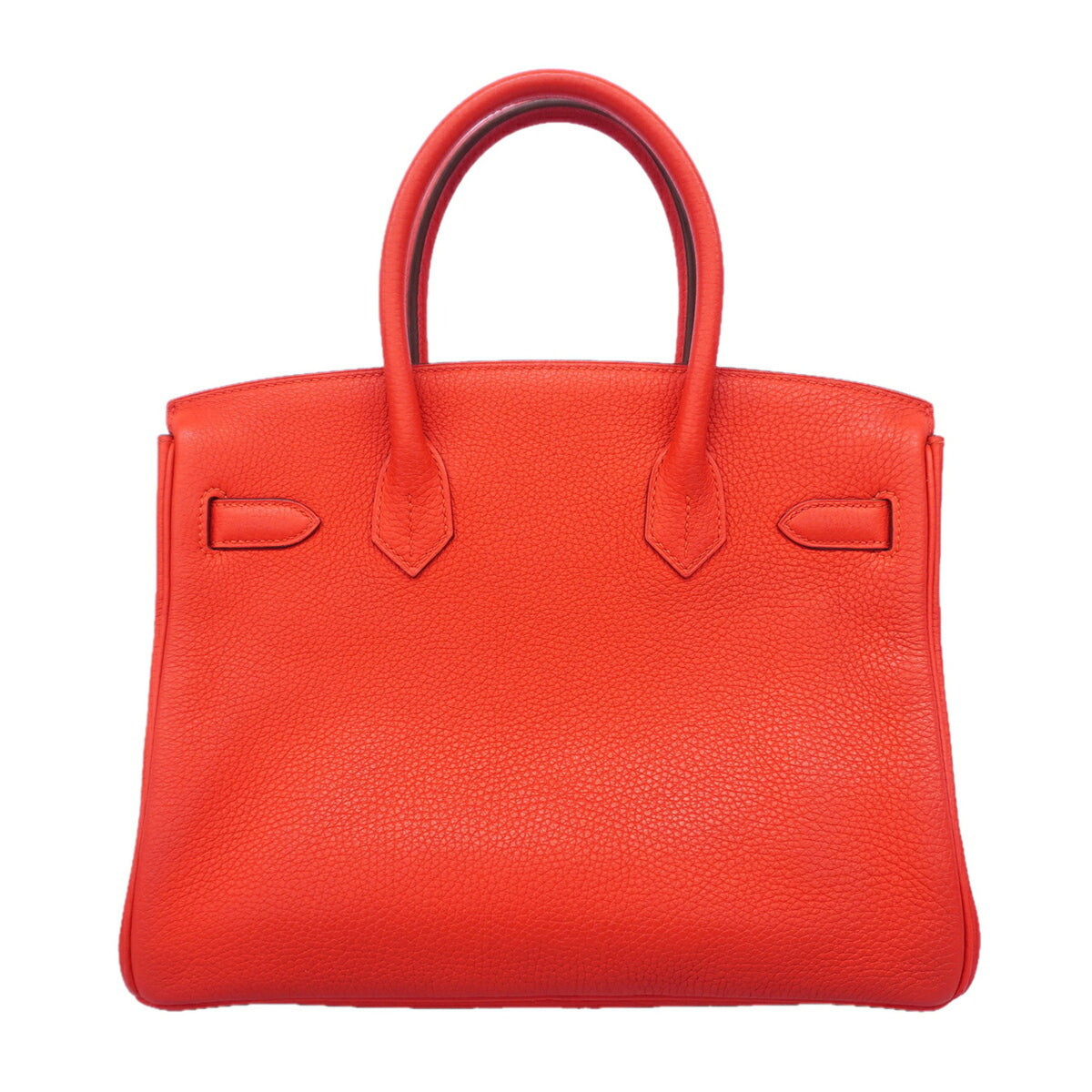 Hermes Red Color Togo Leather Handbag (Pre-Owned)