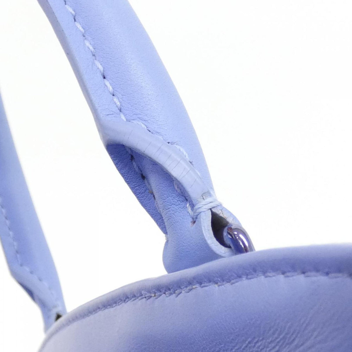 Louis Vuitton Blue Coated Canvas Handbag (Pre-Owned)