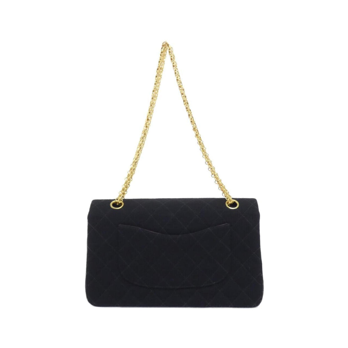 Chanel Black Canvas Shoulder Bag (Pre-Owned)