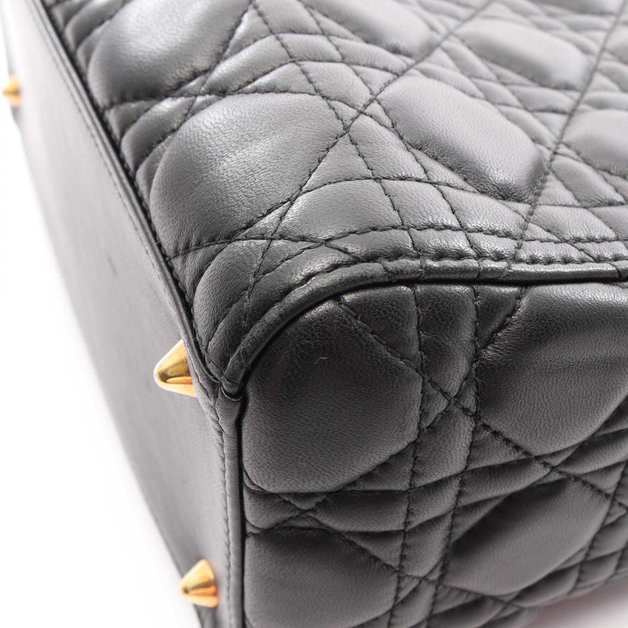 Christian Dior Black Leather Handbag (Pre-Owned)