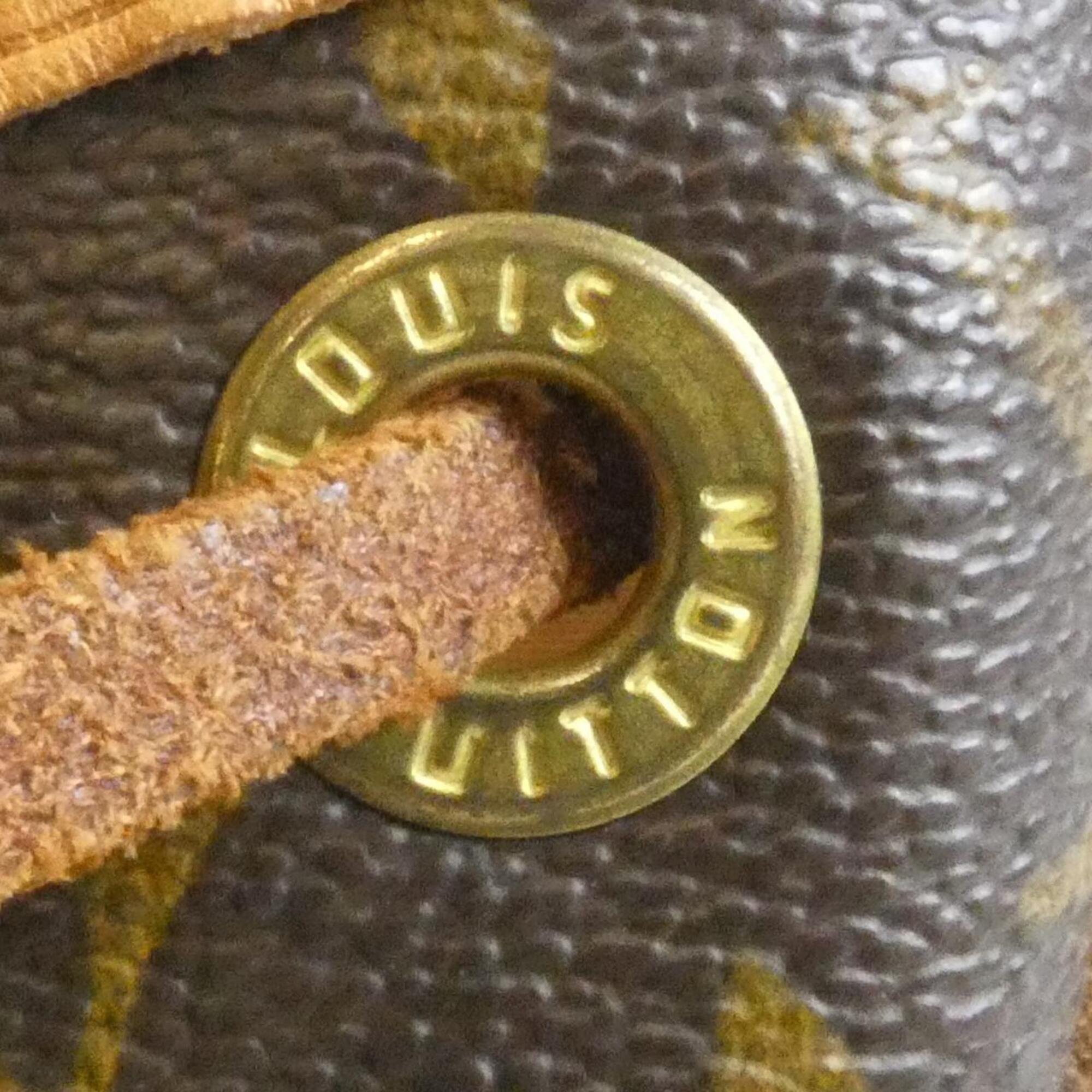 Louis Vuitton Monogram Marron Coated Canvas Backpack (Pre-Owned)